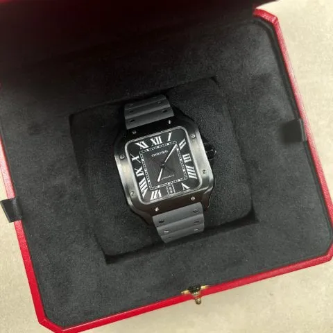 Cartier Santos de Cartier WSSA0039 40mm Stainless steel Black