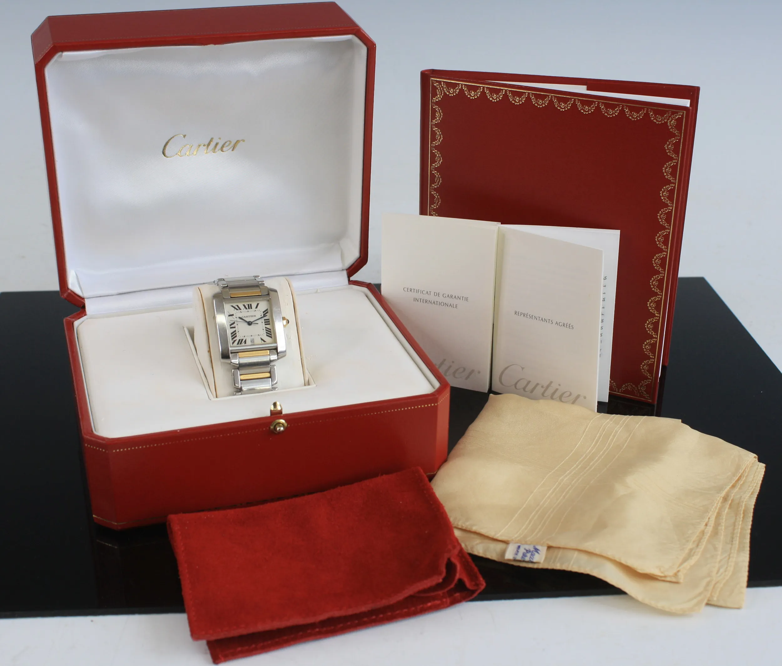 Cartier Tank 2302 30mm Metal Cream 9