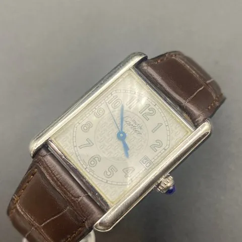 Cartier Tank 2414 25mm Silver White