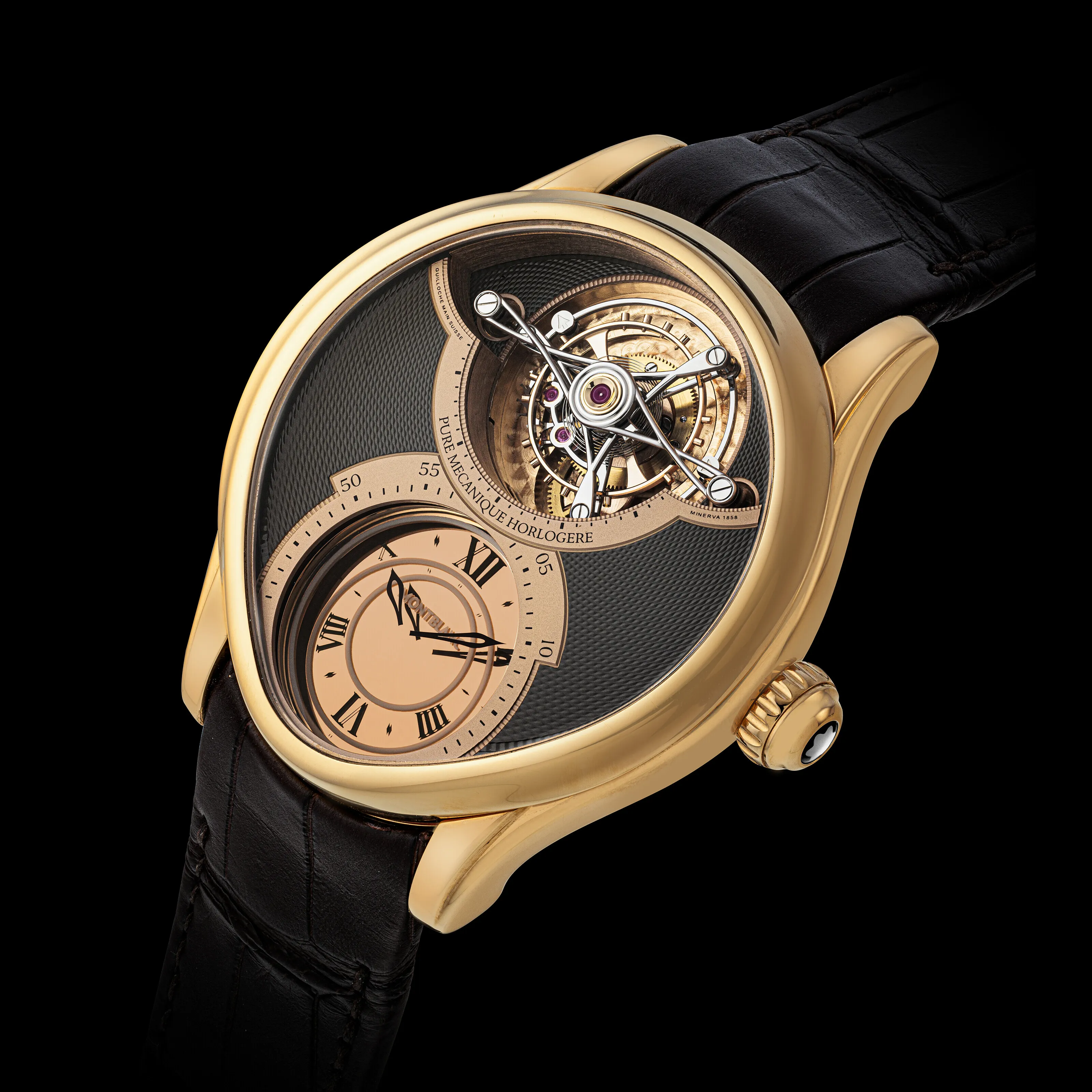 Montblanc Grand Tourbillon 47mm Rose gold Gray