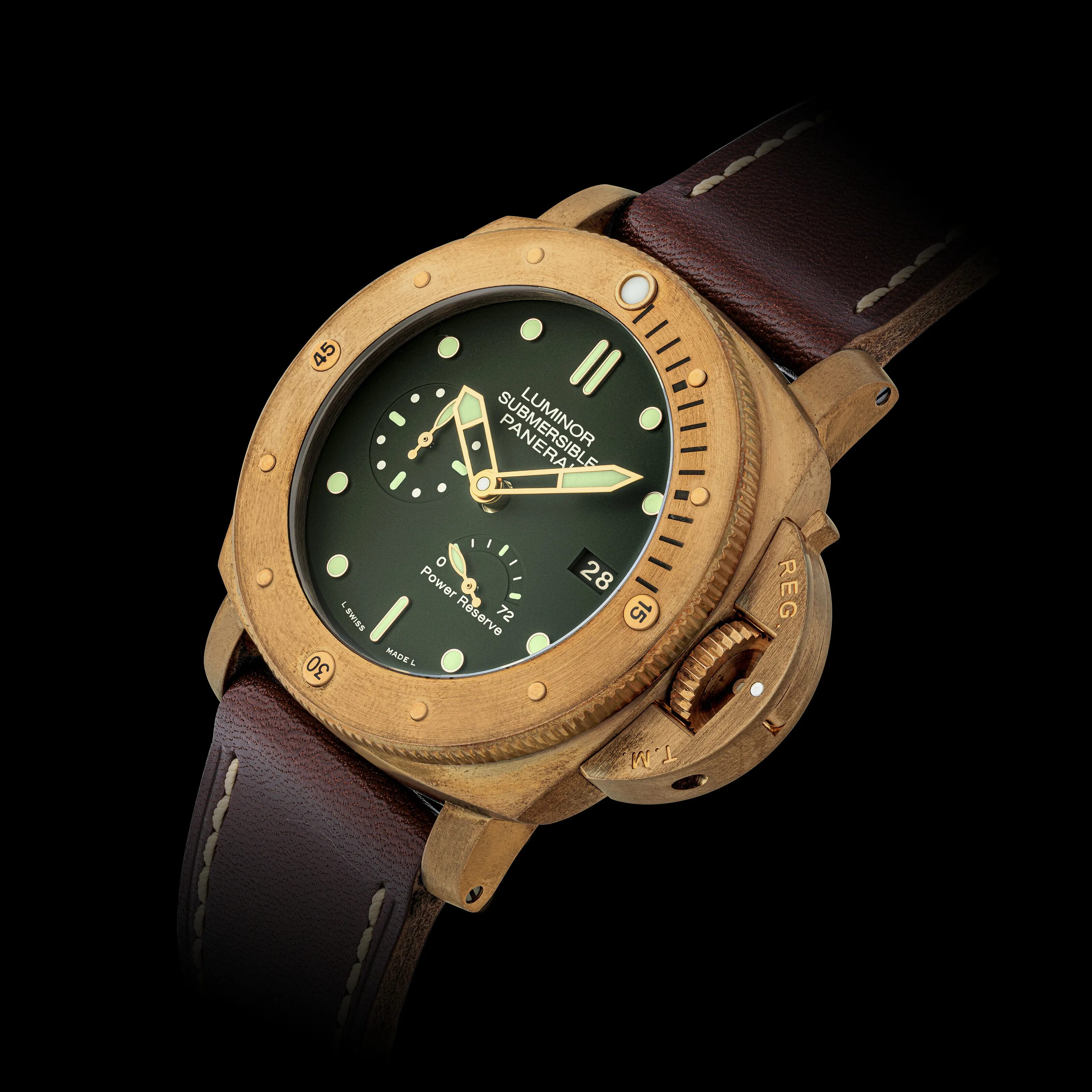 Panerai Submersible PAM 00507 47mm Bronze Green