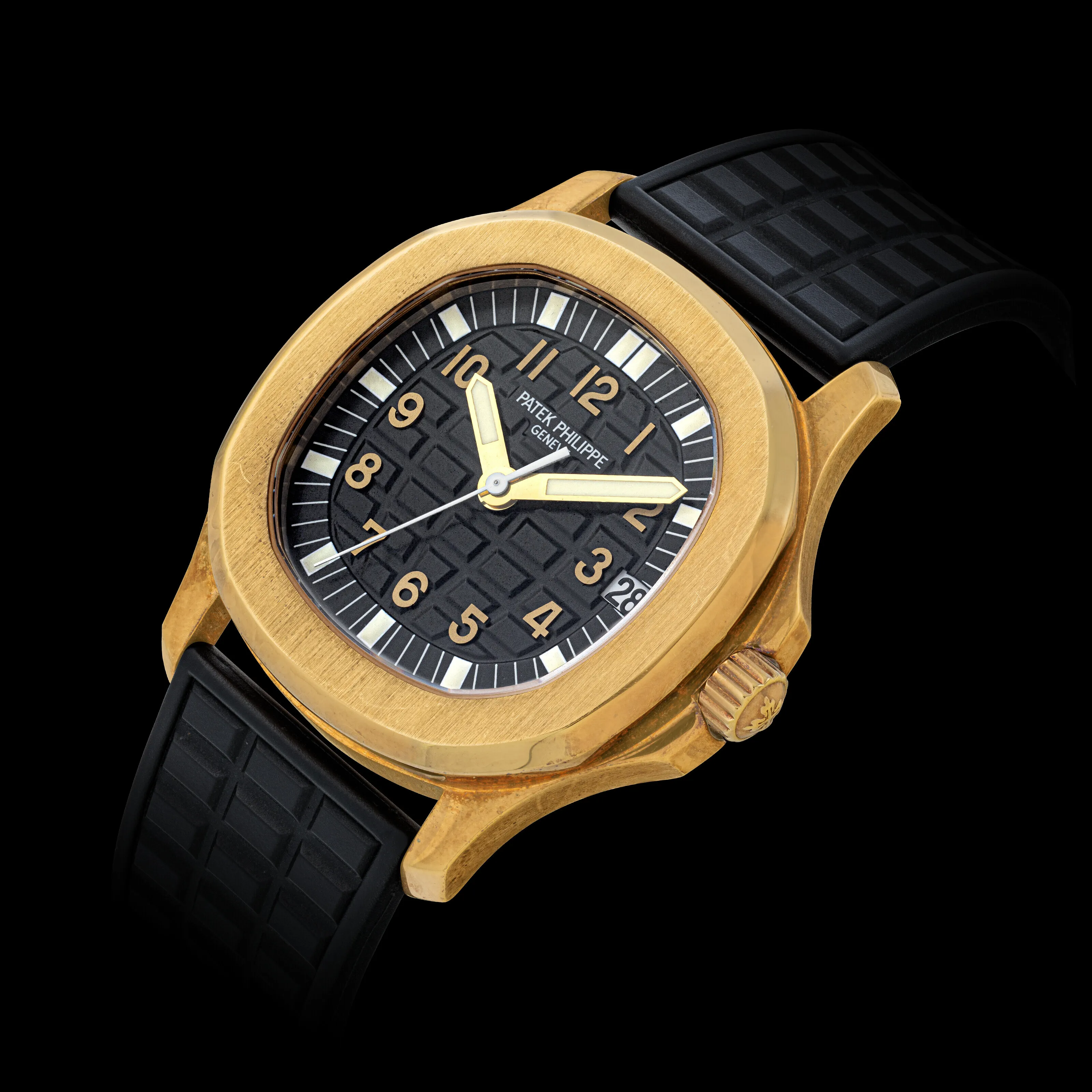 Patek Philippe Aquanaut 5066J 36mm Yellow gold Black