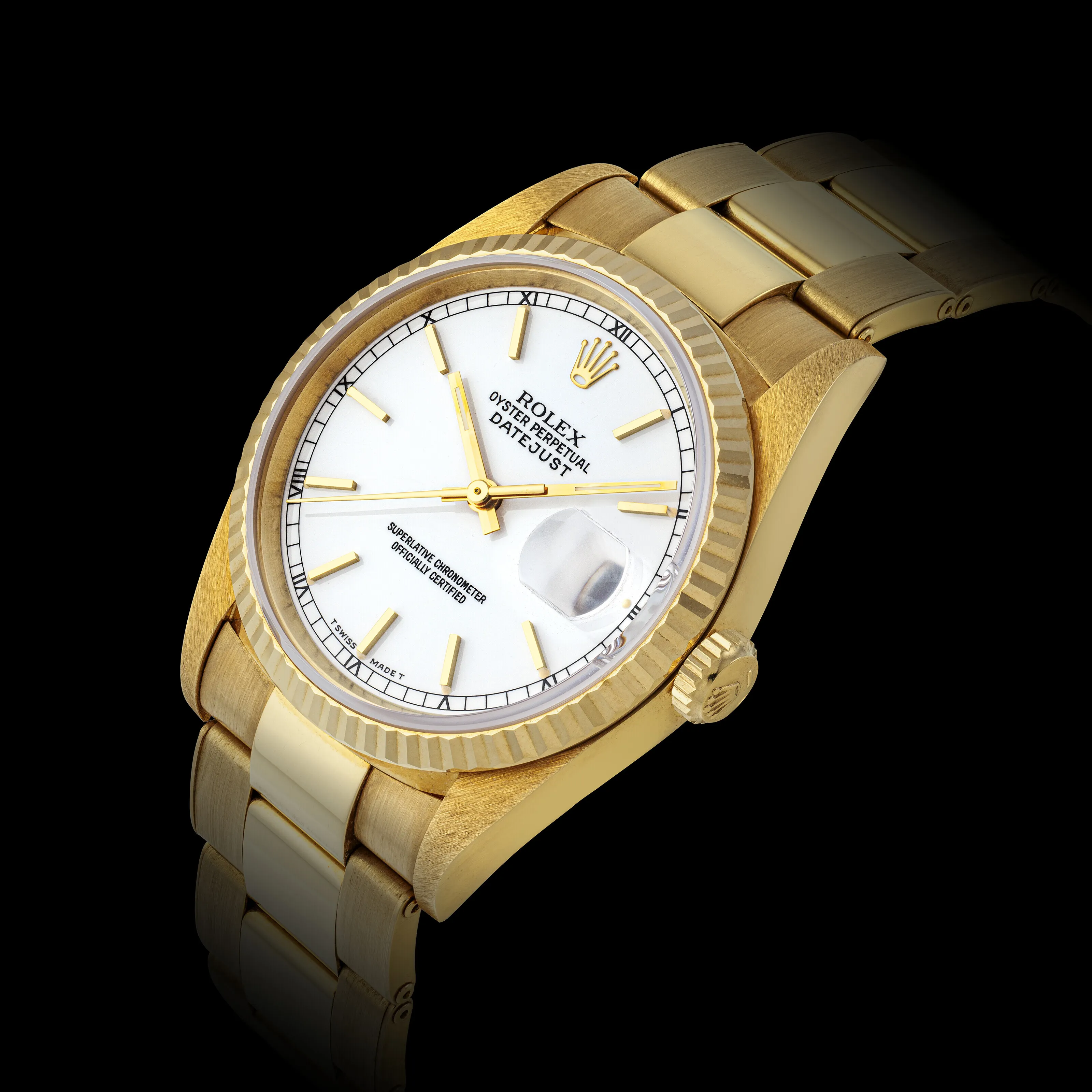 Rolex Datejust 36 16238 36mm Yellow gold White