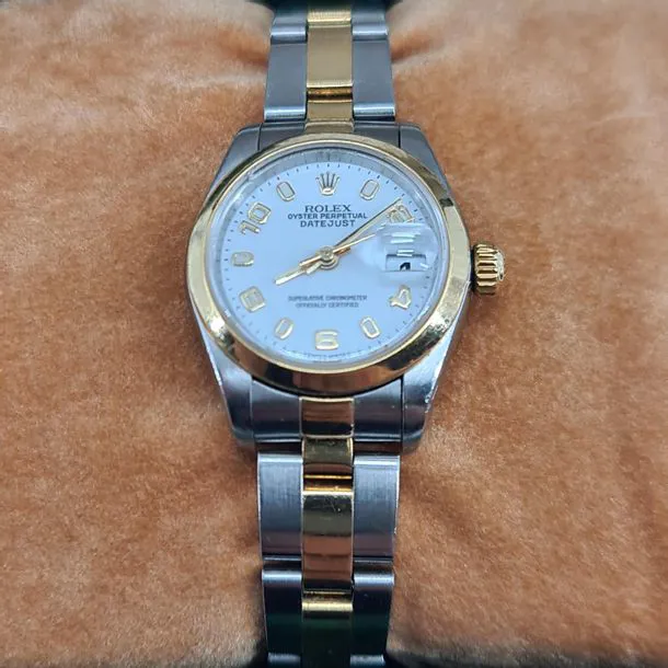 Rolex Lady-Datejust 79163 nullmm Yellow gold and stainless steel White