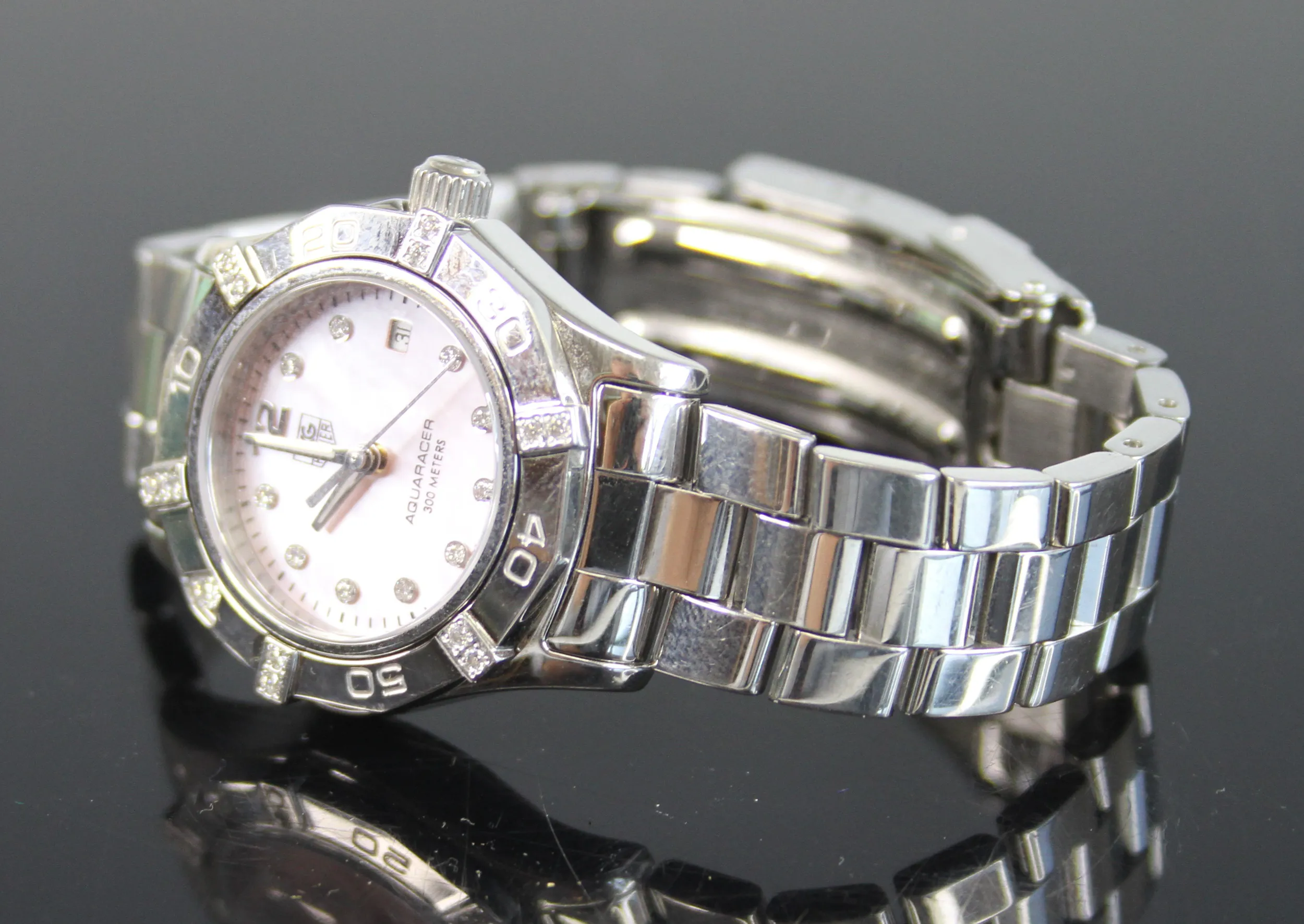 TAG Heuer Aquaracer WAF141H 30mm Stainless steel Rose 3
