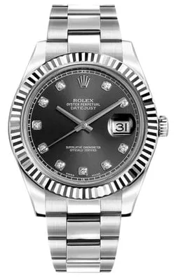 Rolex Datejust II 116334 41mm Stainless steel Gray