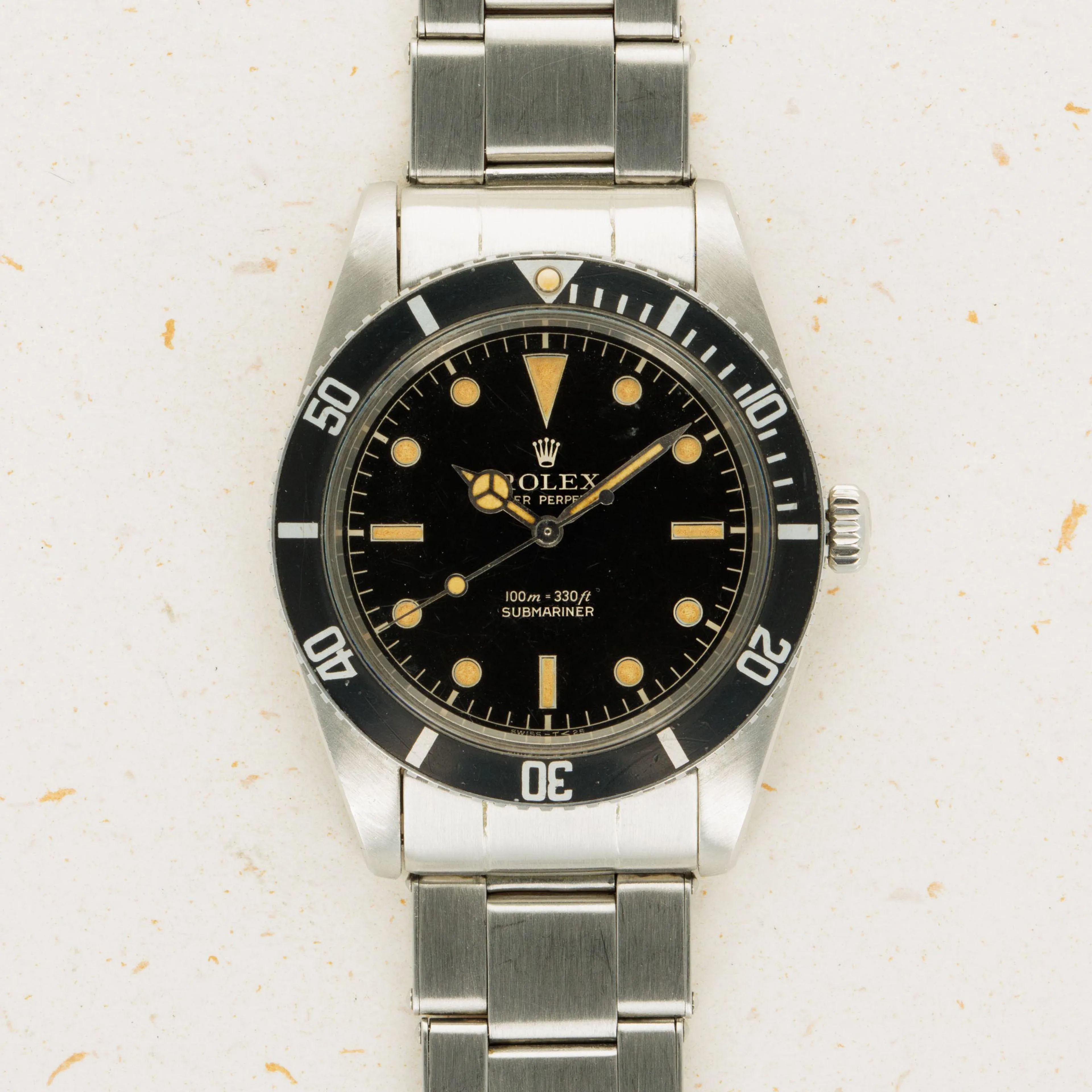 Rolex Submariner 5508 38mm Stainless steel Black