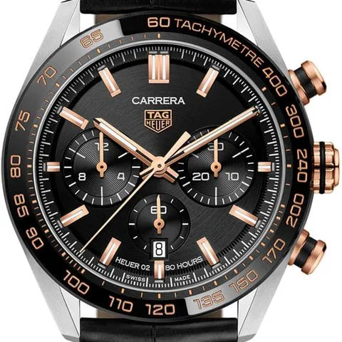 TAG Heuer Carrera CBN2A5A.FC6481 44mm Rose gold Black