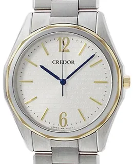 Seiko Credor GCAR060 8J81-0AF0 Yellow gold and Stainless steel Silver Japan  | Dealer | EveryWatch