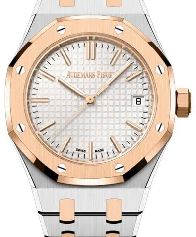 Audemars Piguet Royal Oak 15550SR.OO.1356SR.02 37mm Yellow gold and Stainless steel Silver