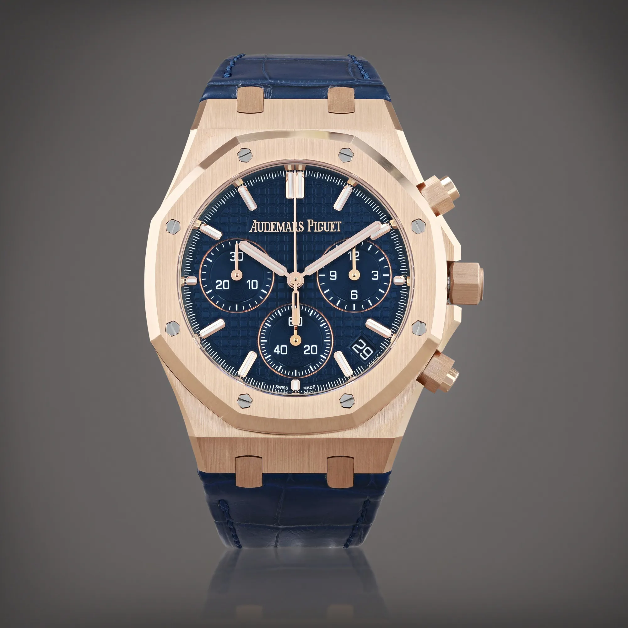 Audemars Piguet Royal Oak 26240 41mm Rose gold Blue