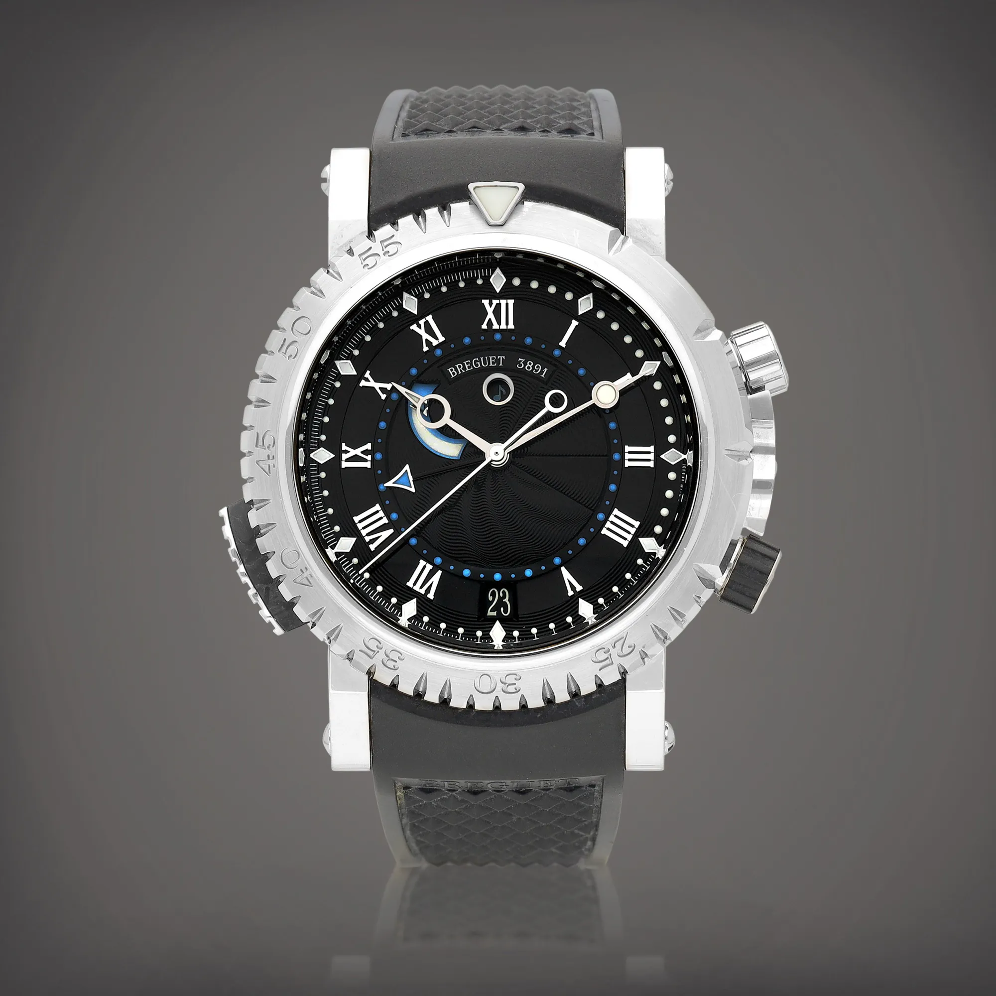 Breguet Marine 5847 45.5mm White gold Black