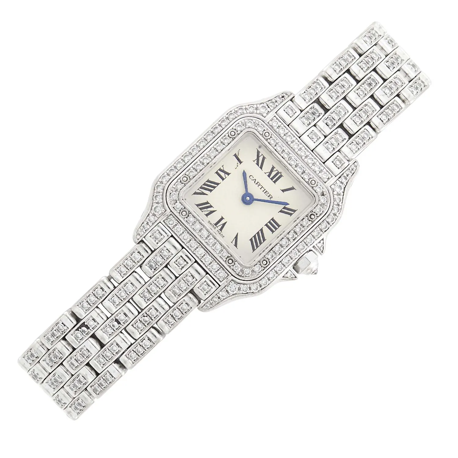 Cartier Panthère 1660 30mm White gold White