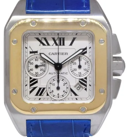 Cartier Santos 2740 41mm Stainless steel Silver