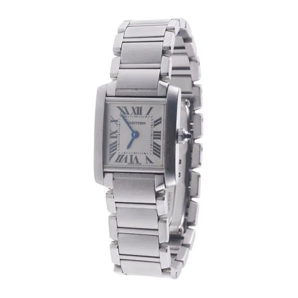 Cartier Tank 2384 20mm Stainless steel Gray