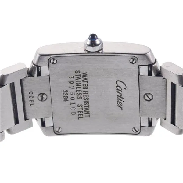 Cartier Tank 2384 20mm Stainless steel Gray 3