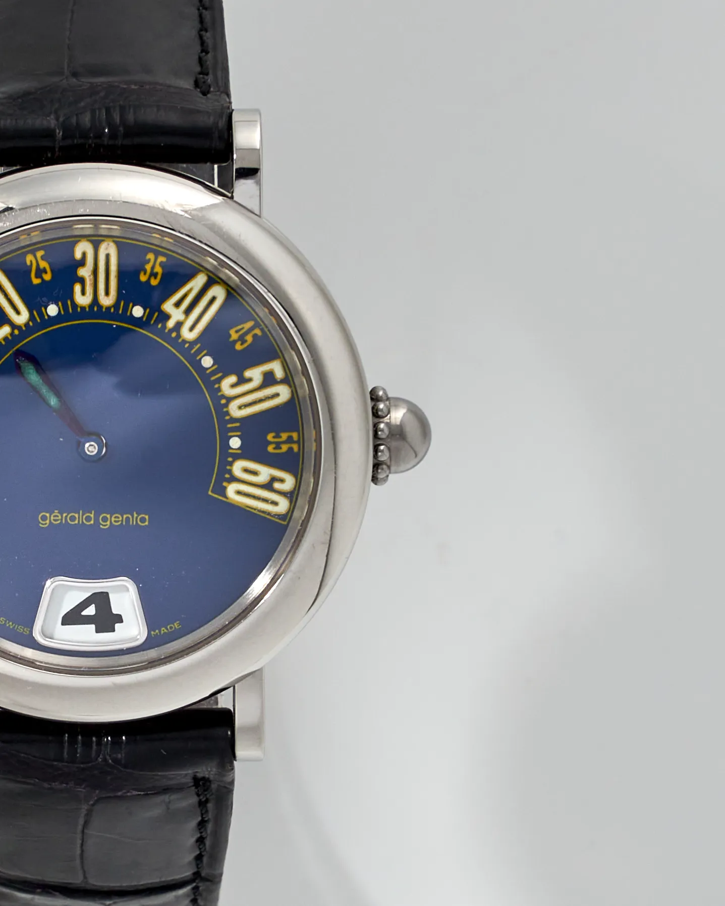 Gérald Genta Retro G.3634 36mm Stainless steel Blue 1