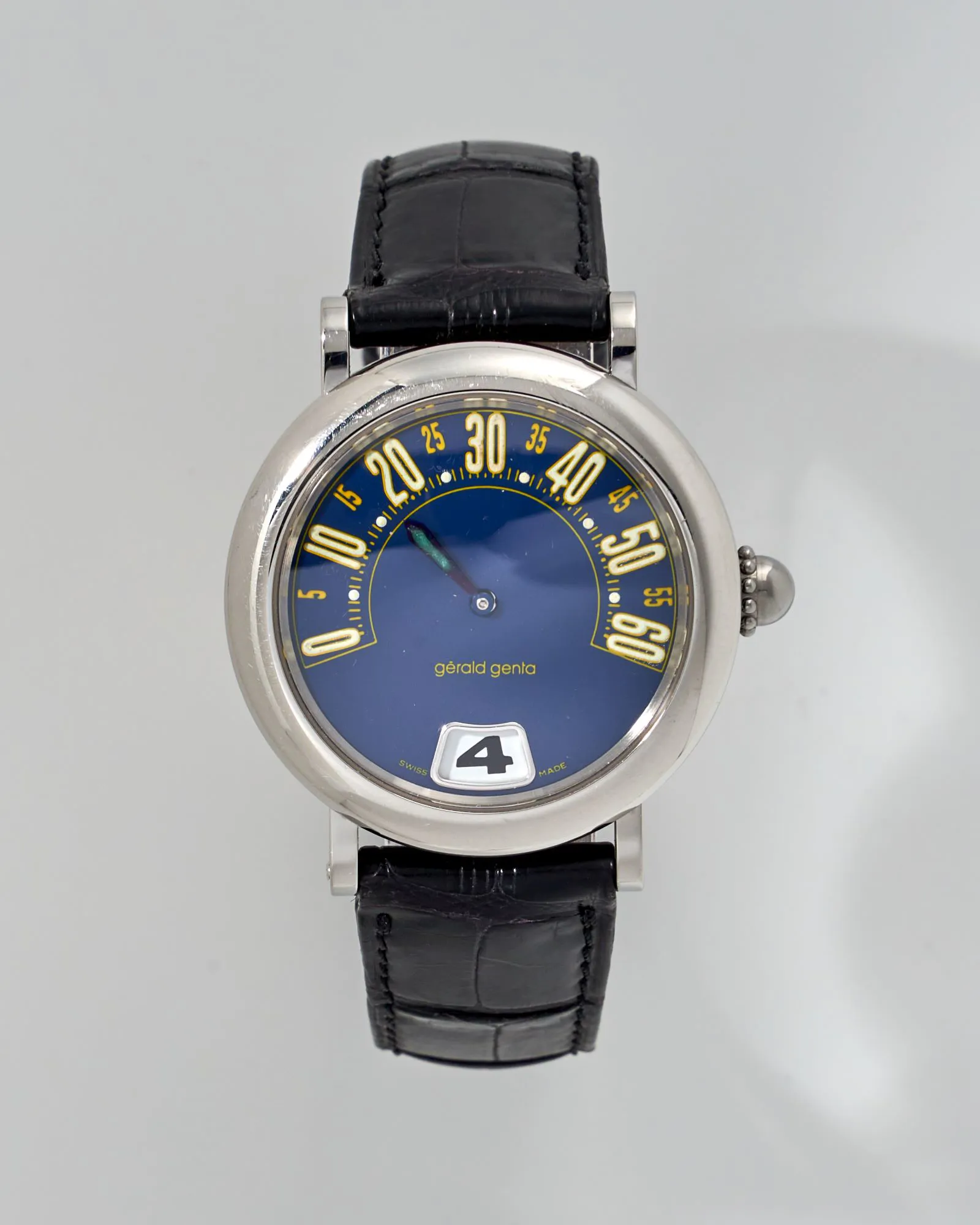 Gérald Genta Retro G.3634 36mm Stainless steel Blue