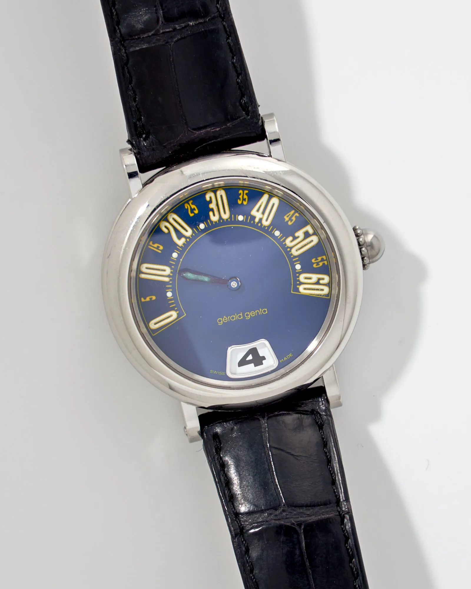 Gérald Genta Retro G.3634 36mm Stainless steel Blue 3