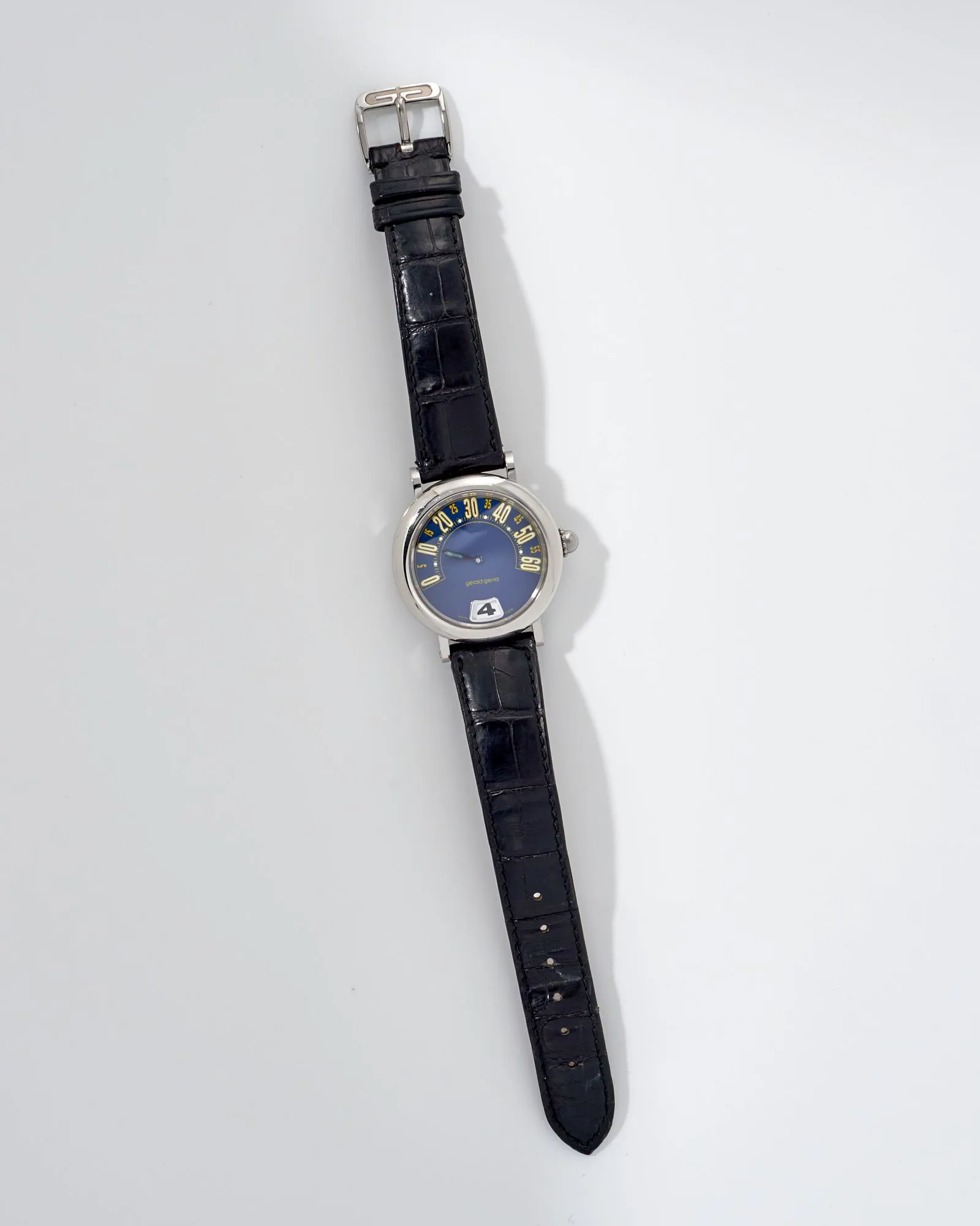 Gérald Genta Retro G.3634 36mm Stainless steel Blue 7