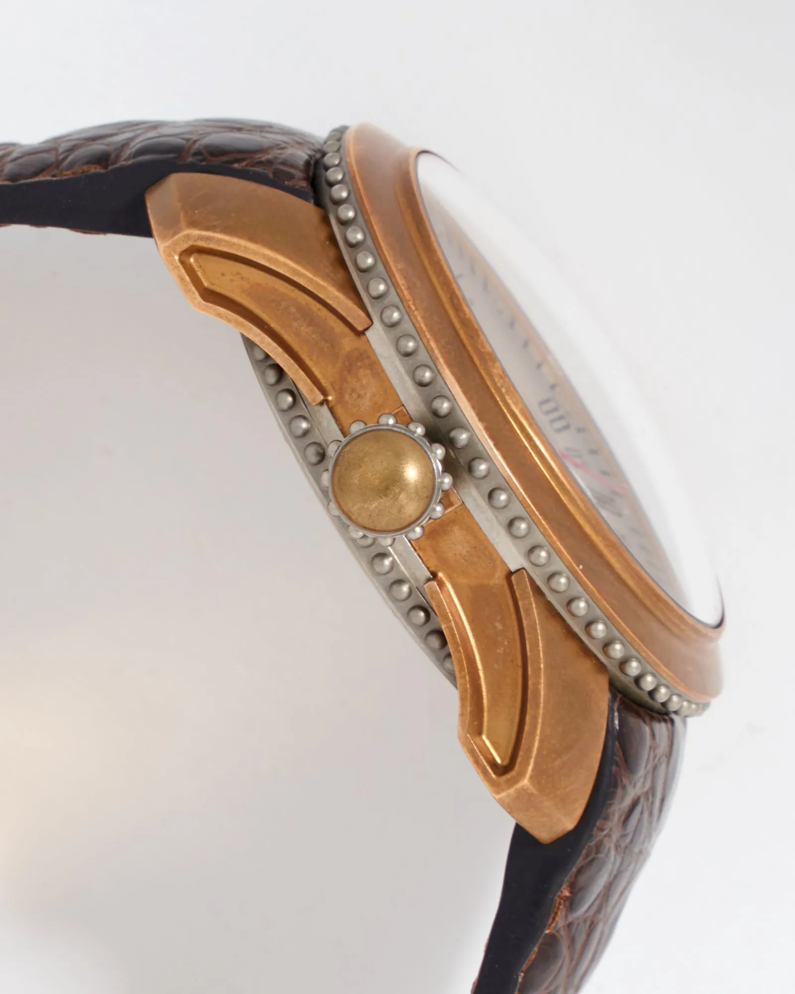 Gérald Genta Gefica GBS.Y.98.330.CB.BD 46.5mm Bronze and Titanium White 7