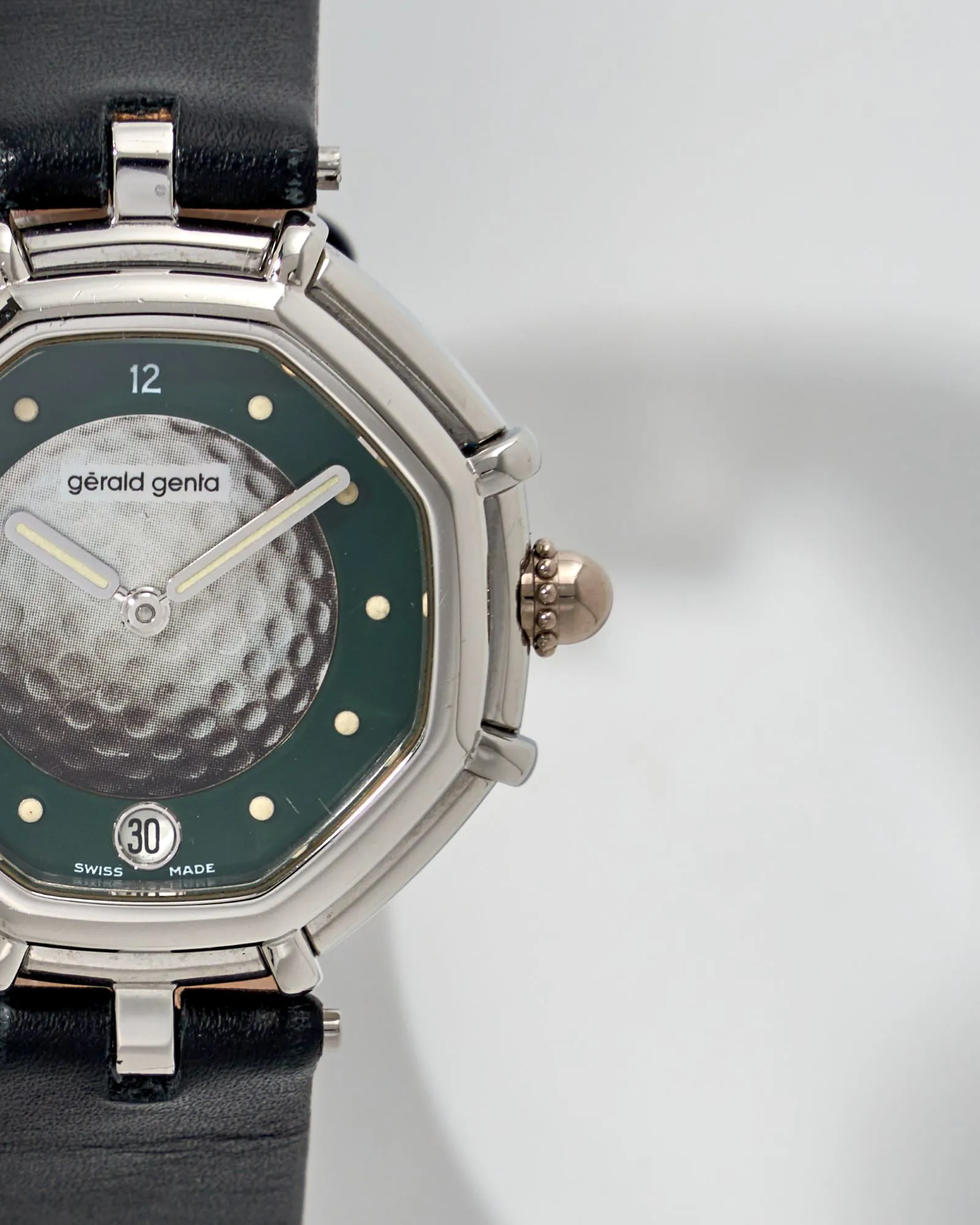 Gérald Genta G 3513.7 36mm Yellow gold and Stainless steel Green 1