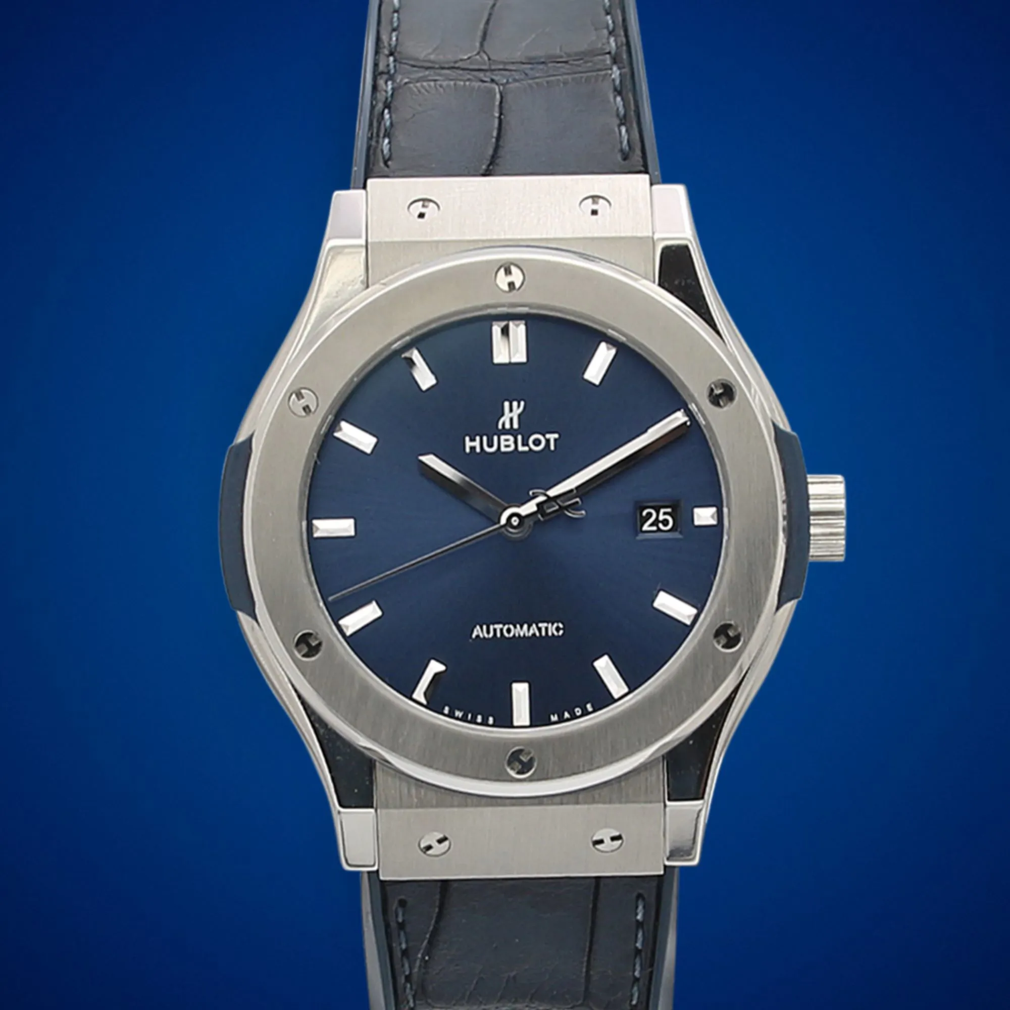 Hublot Classic Fusion Blue 542.NX.7170.RX 42mm Titanium Blue 1