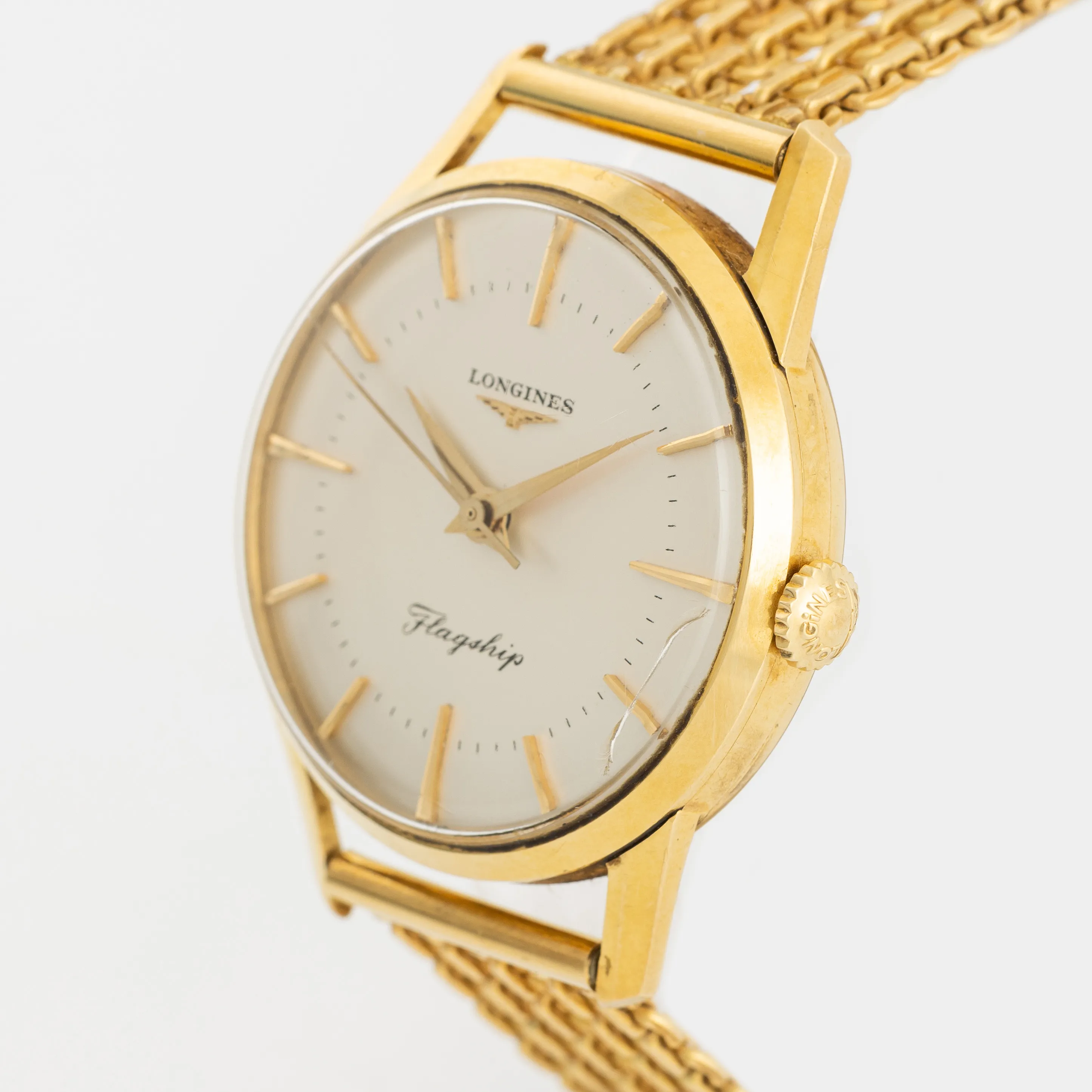 Longines Flagship 34.5mm Yellow gold Silver 1