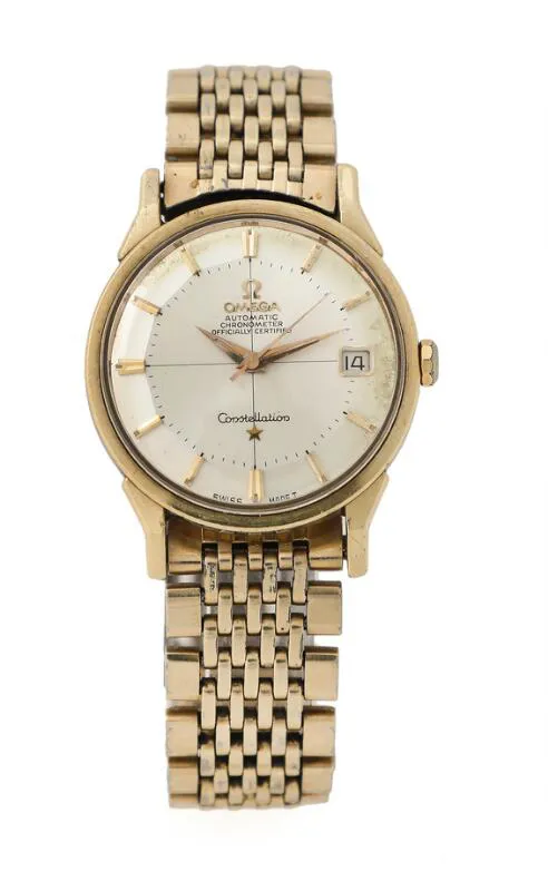 Omega Constellation 168.005 34mm Gold-plated Silver