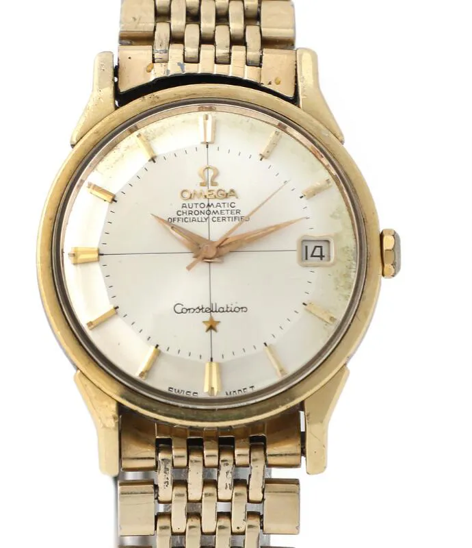 Omega Constellation 168.005 34mm Gold-plated Silver 1