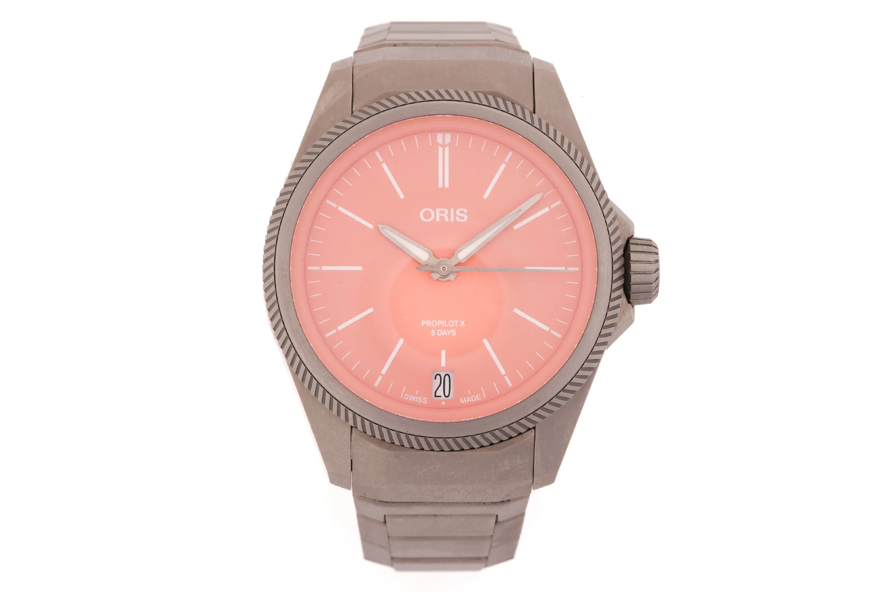 Oris ProPilot 01 400 7778 7158 40mm Titanium Rose