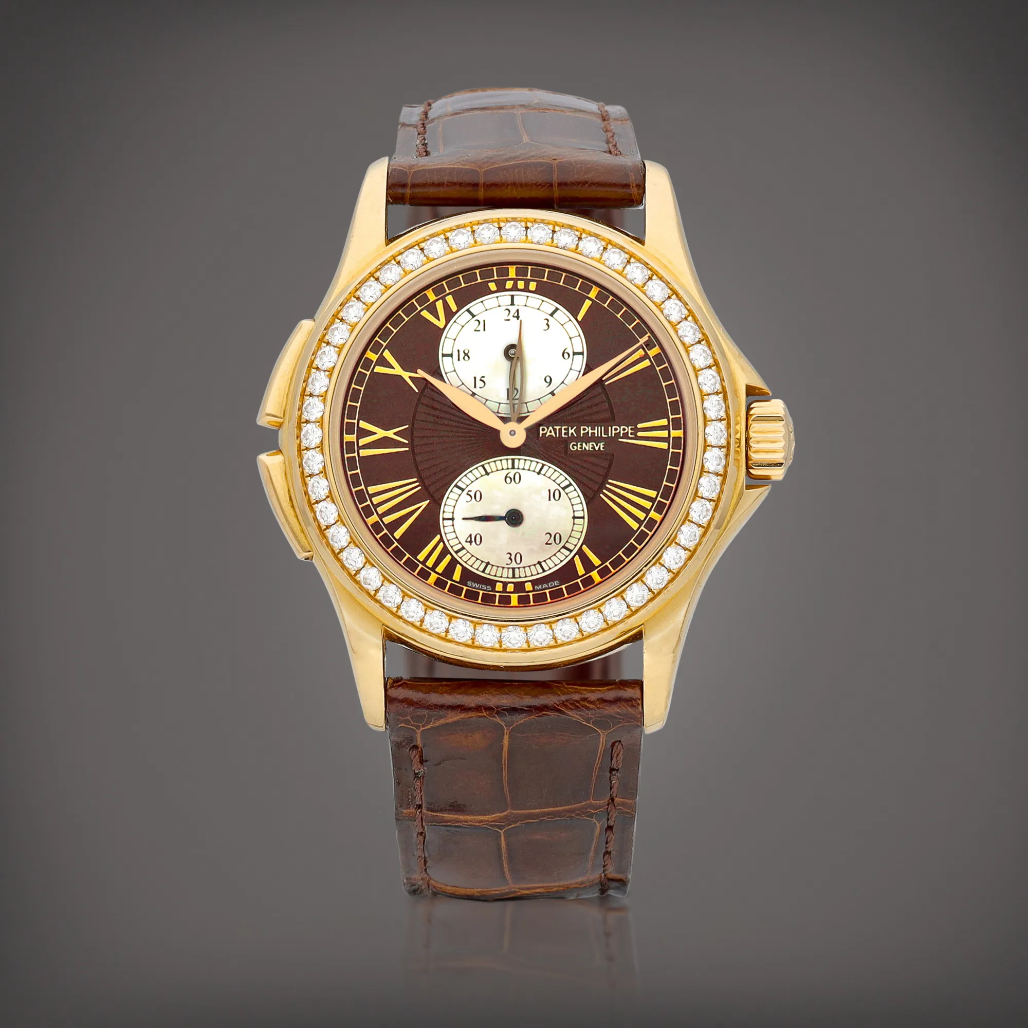 Patek Philippe Calatrava 4934 35mm Yellow gold Brown