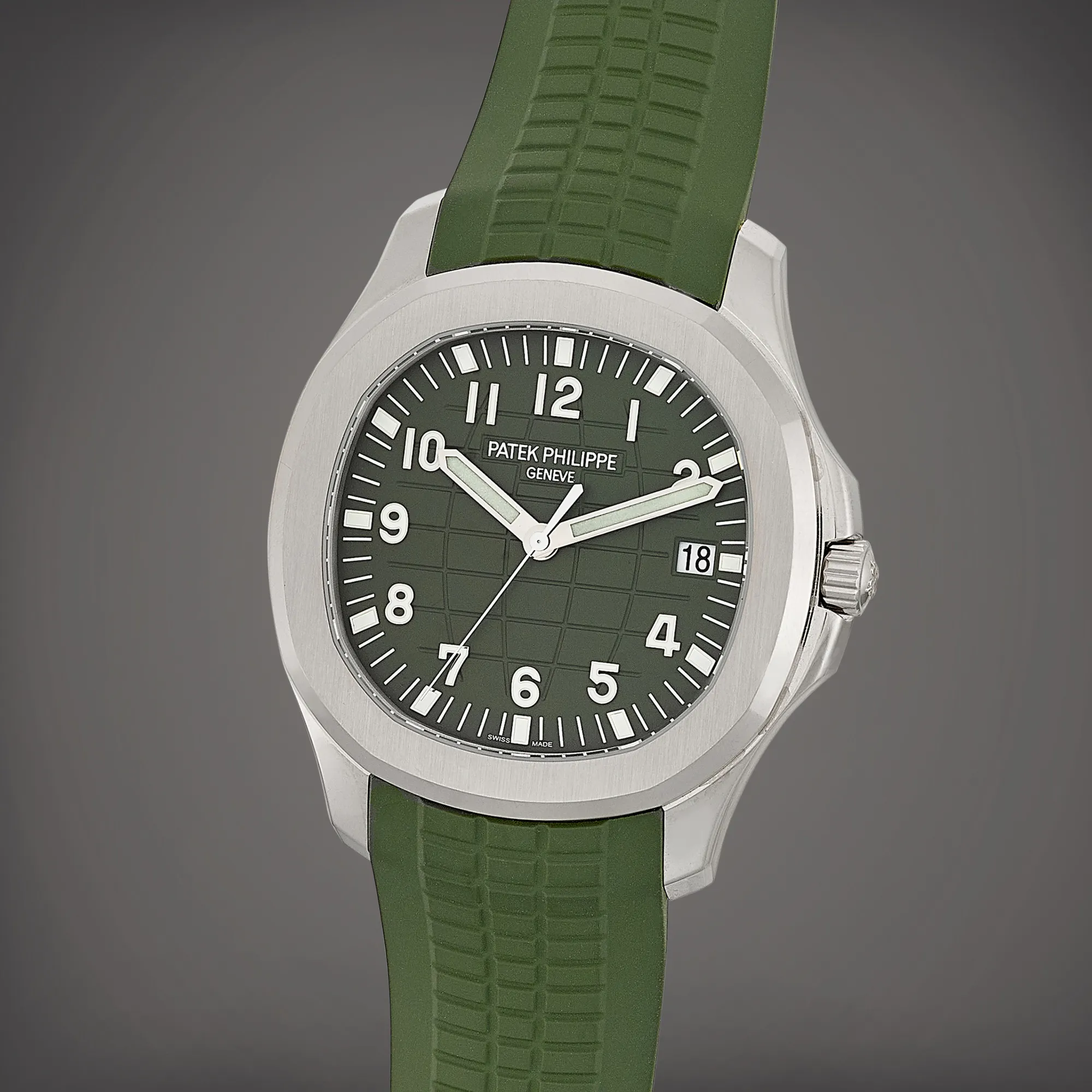 Patek Philippe Aquanaut 5168 42mm White gold Green 2