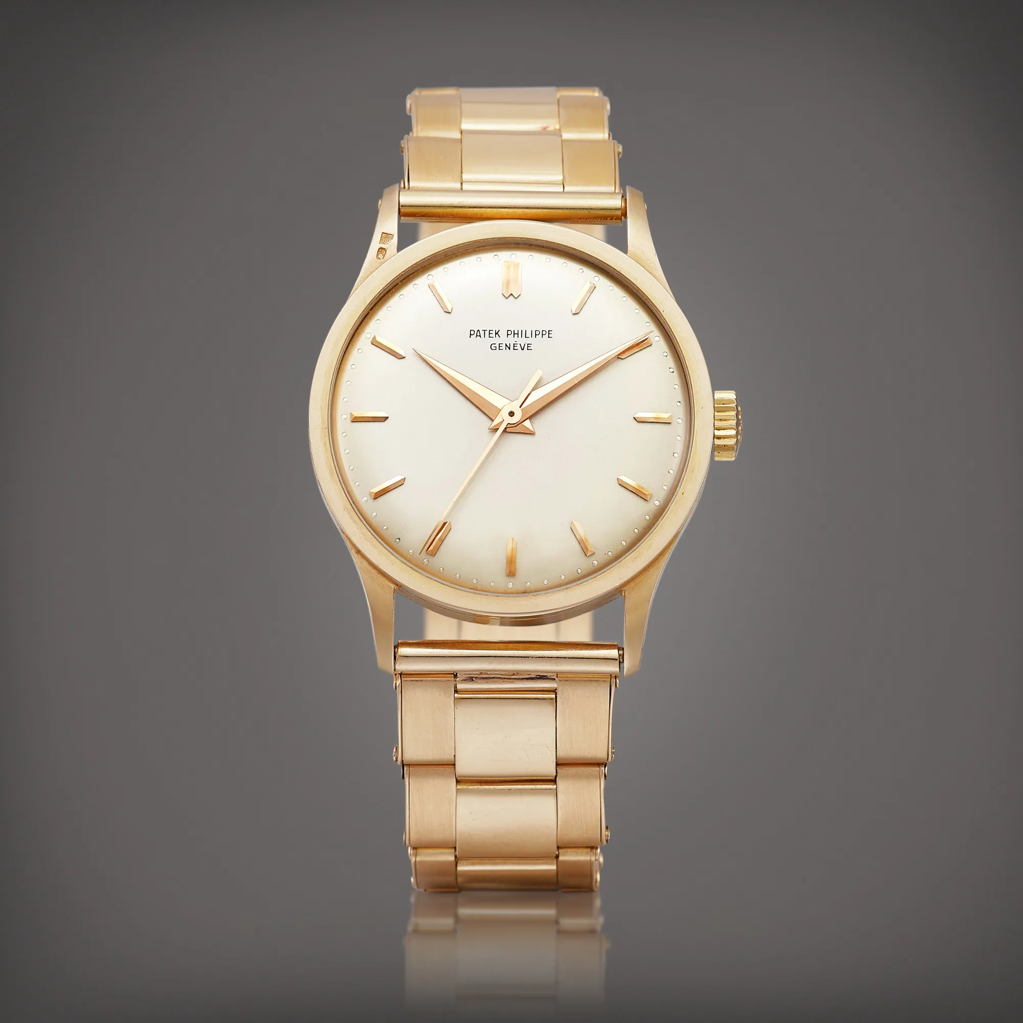 Patek Philippe Calatrava 570 35mm Rose gold Silver