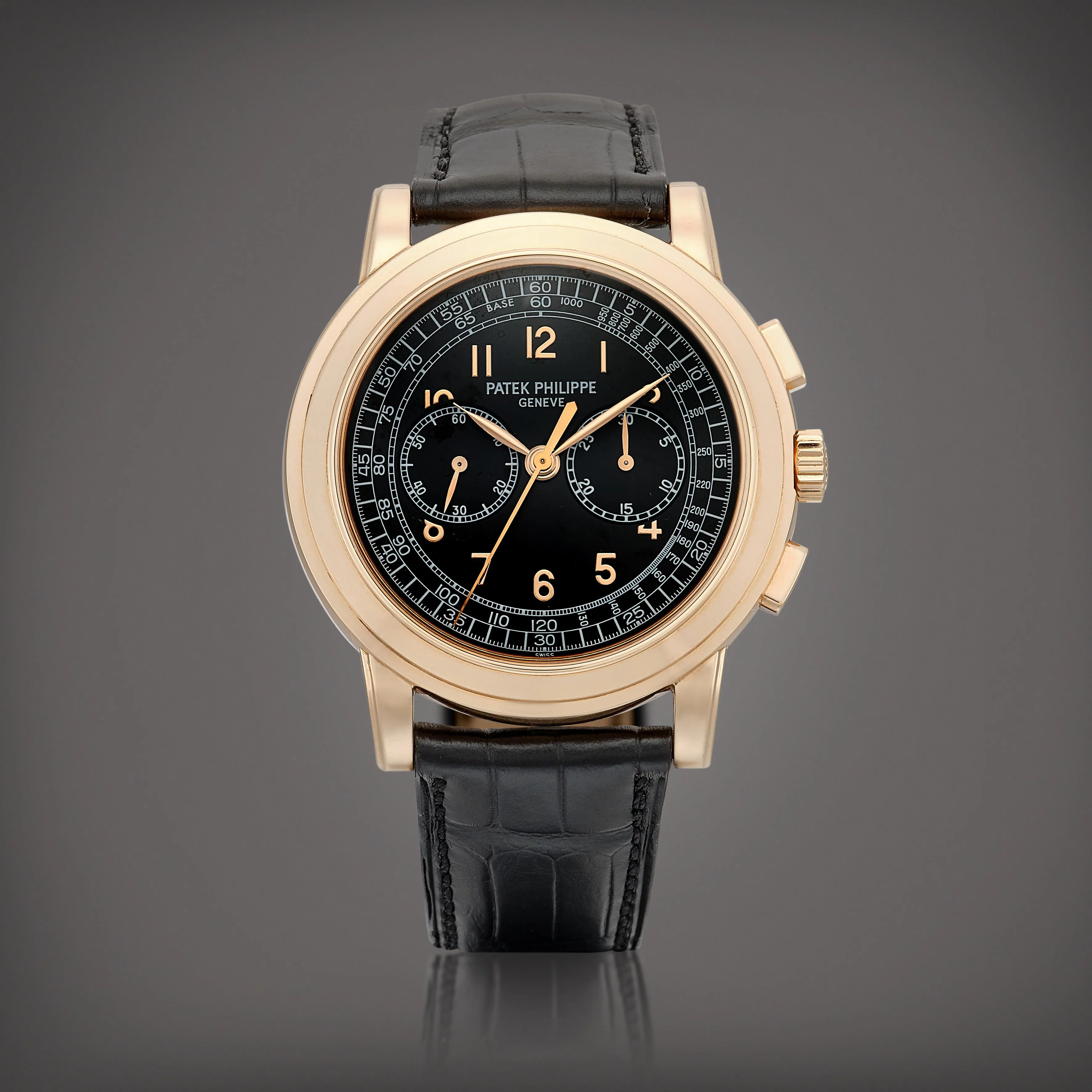 Patek Philippe Chronograph 5070R-014 42mm Rose gold Black