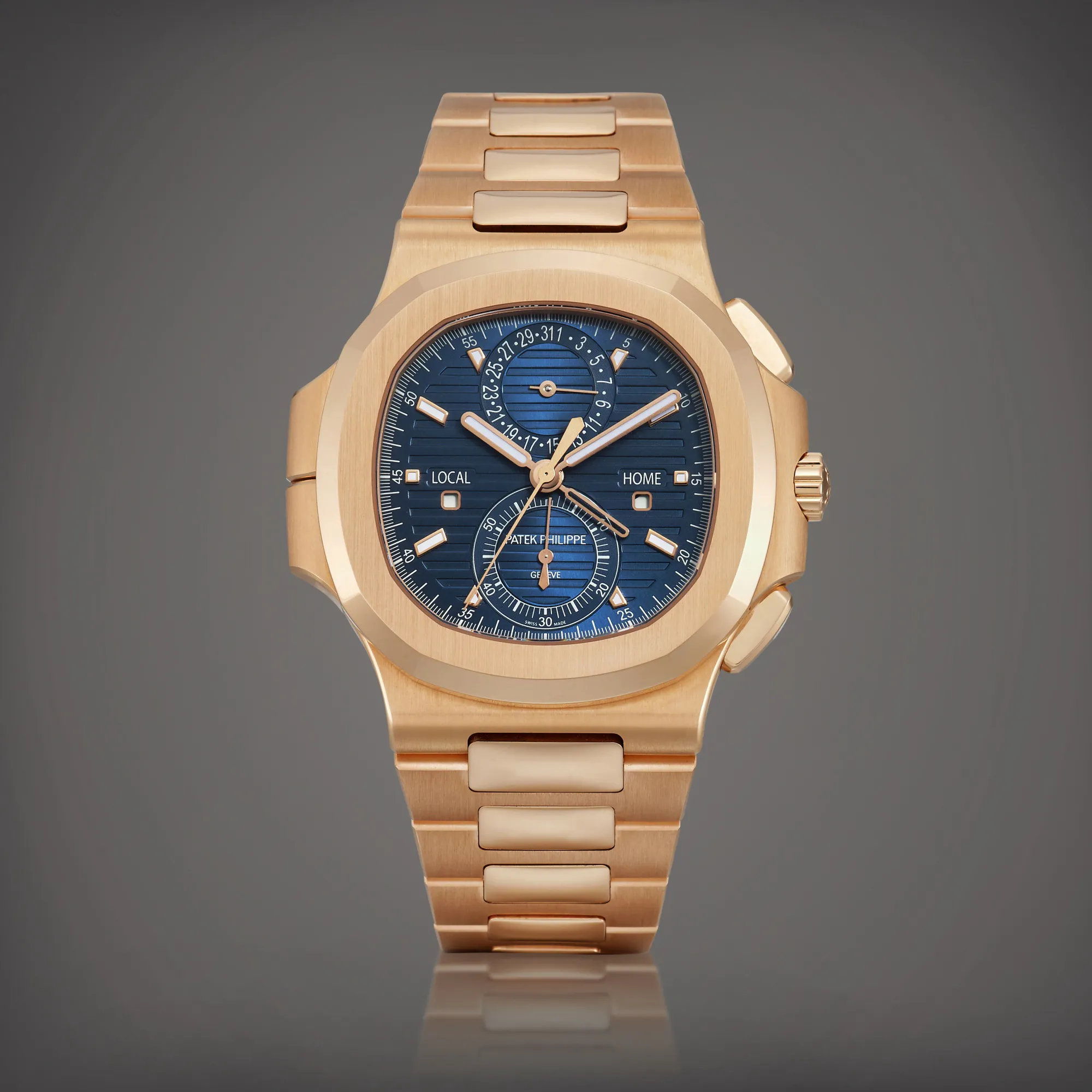 Patek Philippe Nautilus 5990 40.5mm Rose gold Blue