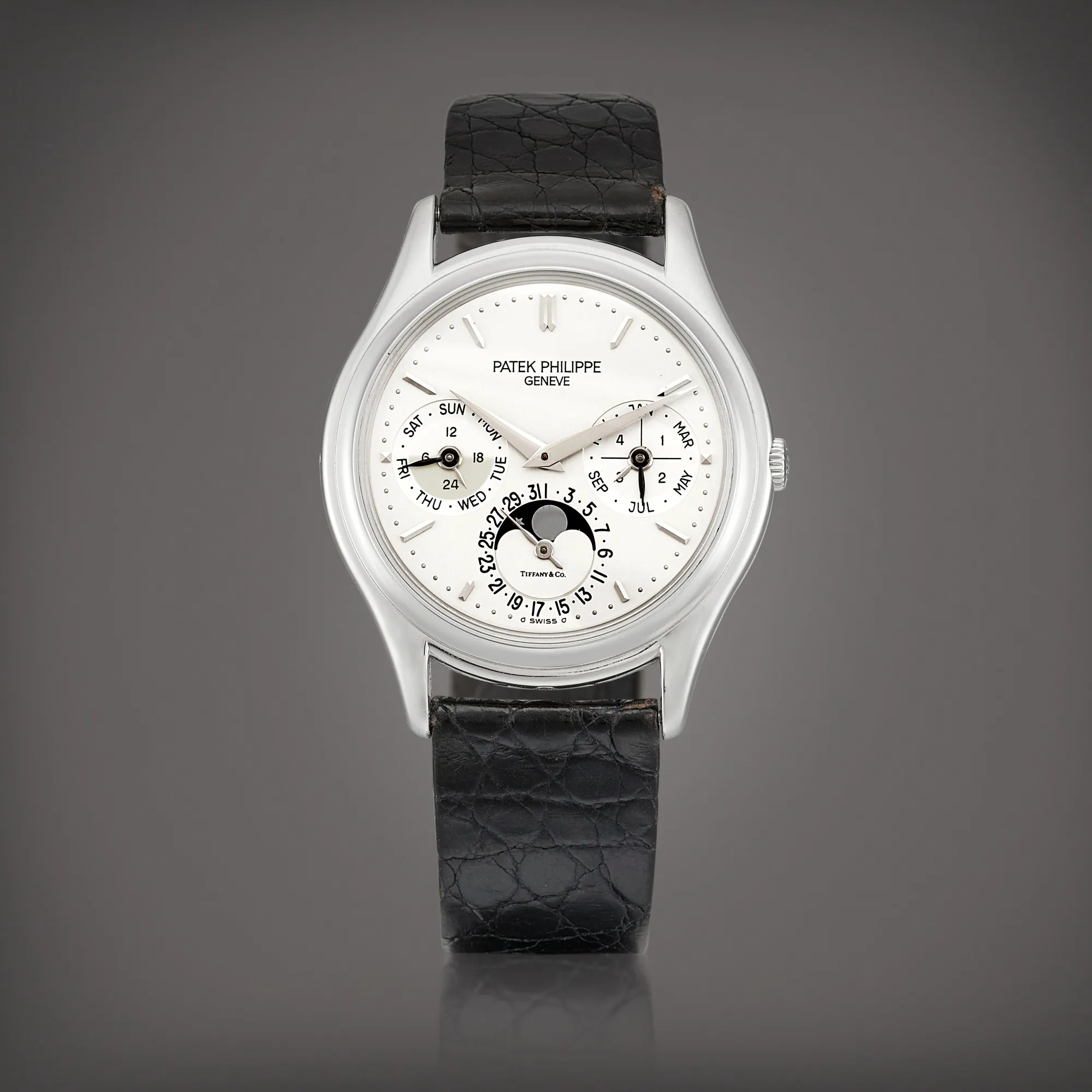 Patek Philippe Perpetual Calendar 3940 36mm Platinum Silver