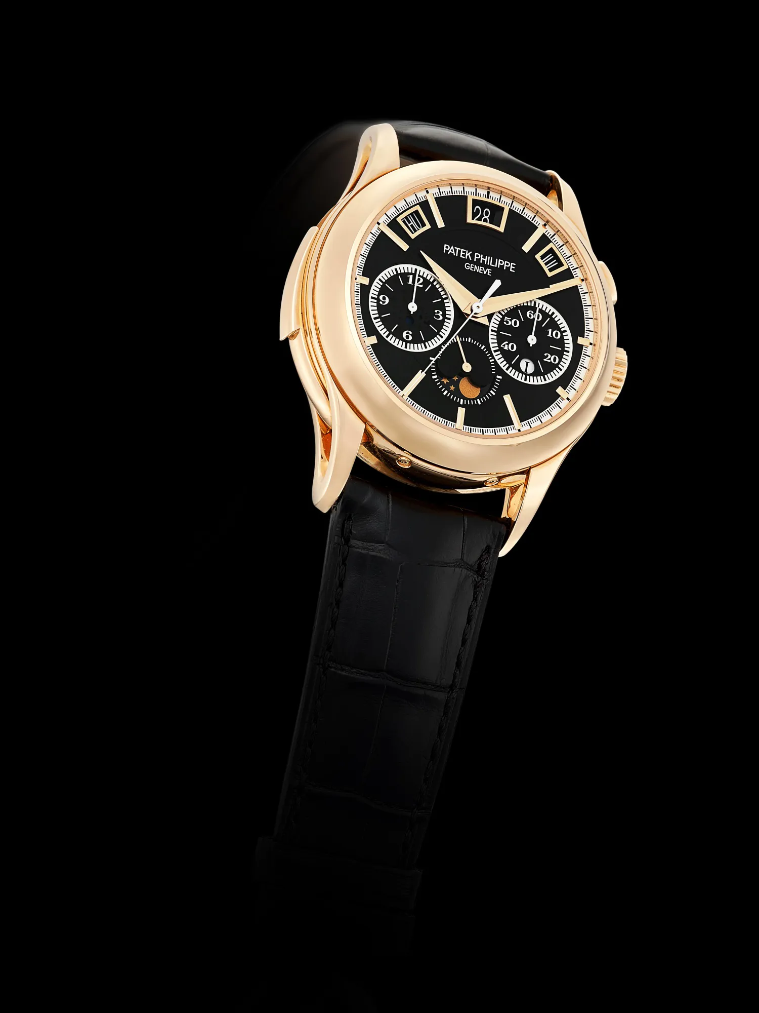 Patek Philippe Minute Repeater Perpetual Calendar Chronograph 5208 42mm Rose gold Black 7