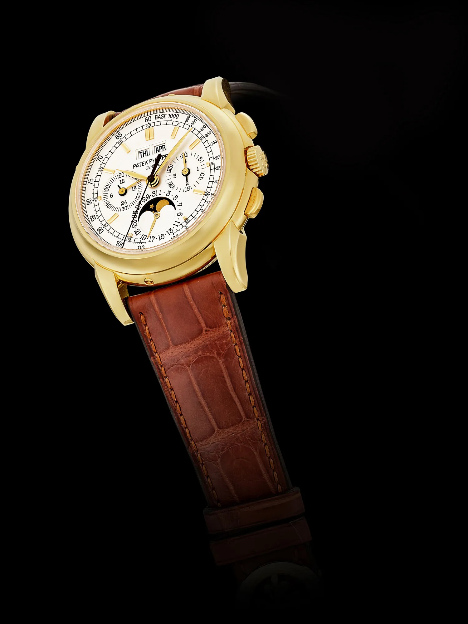 Patek Philippe Perpetual Calendar Chronograph 5970 40mm Yellow gold Silver 5