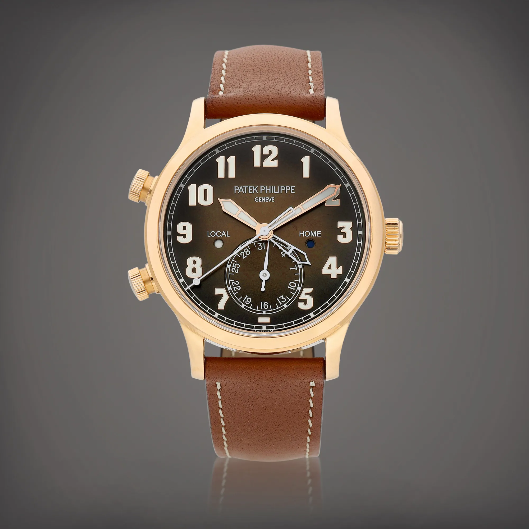 Patek Philippe Calatrava 5524 42mm Rose gold Brown