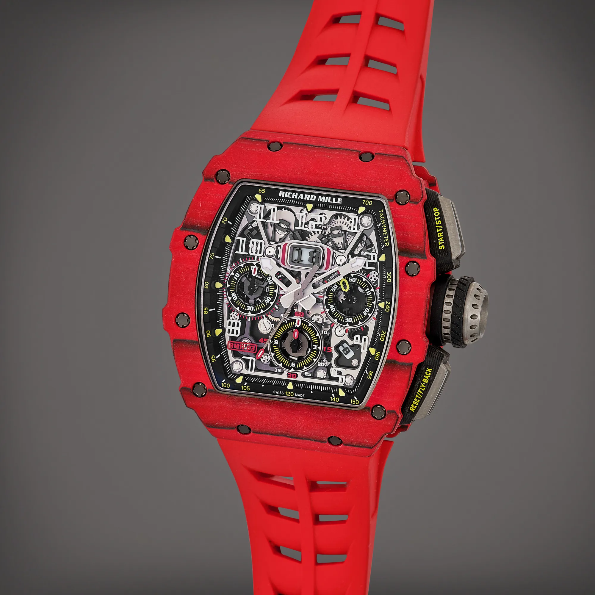 Richard Mille RM 011 RM 11-03 50mm Carbon fiber Semi-skeletonized 1