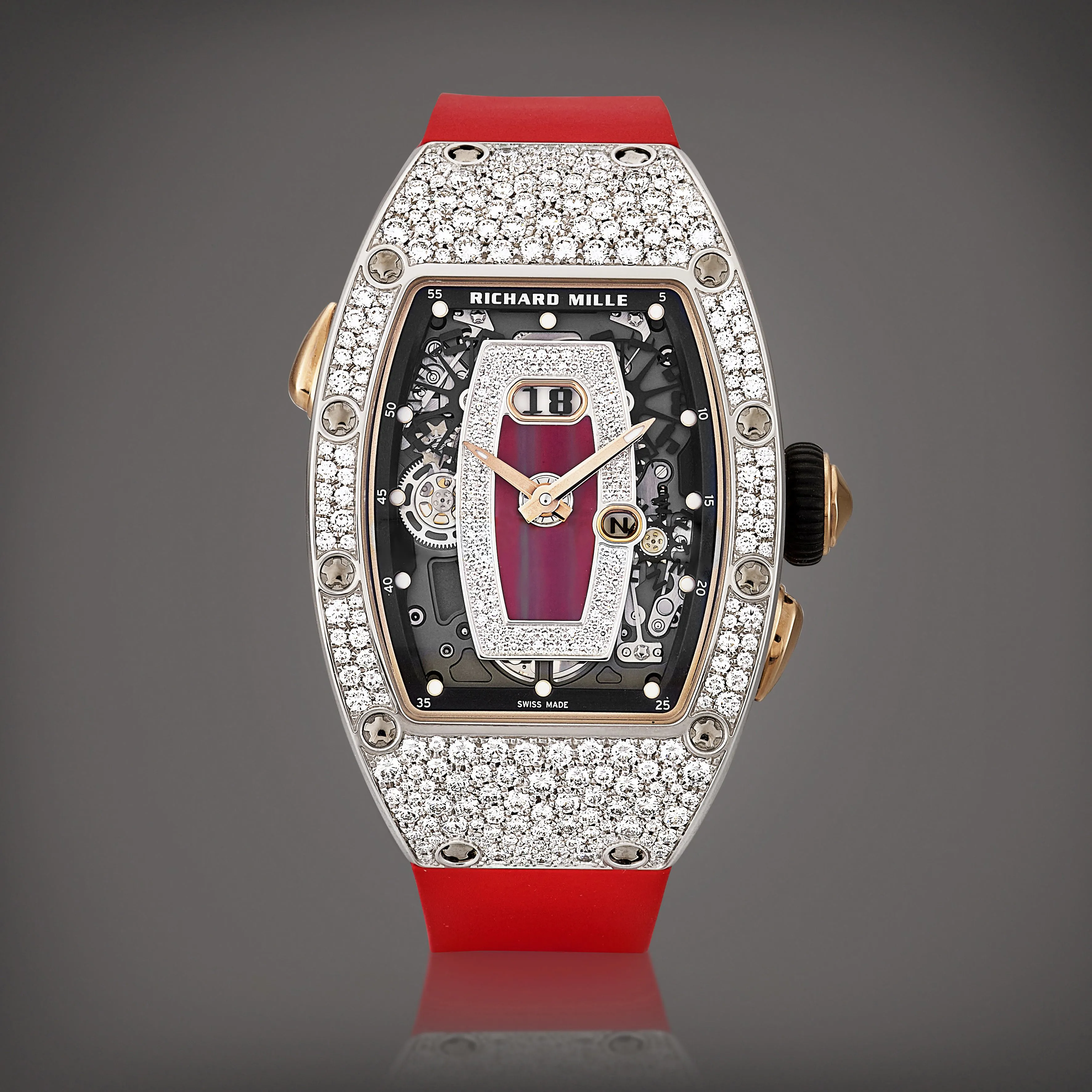 Richard Mille RM 037 RM 037 52mm White gold Diamond