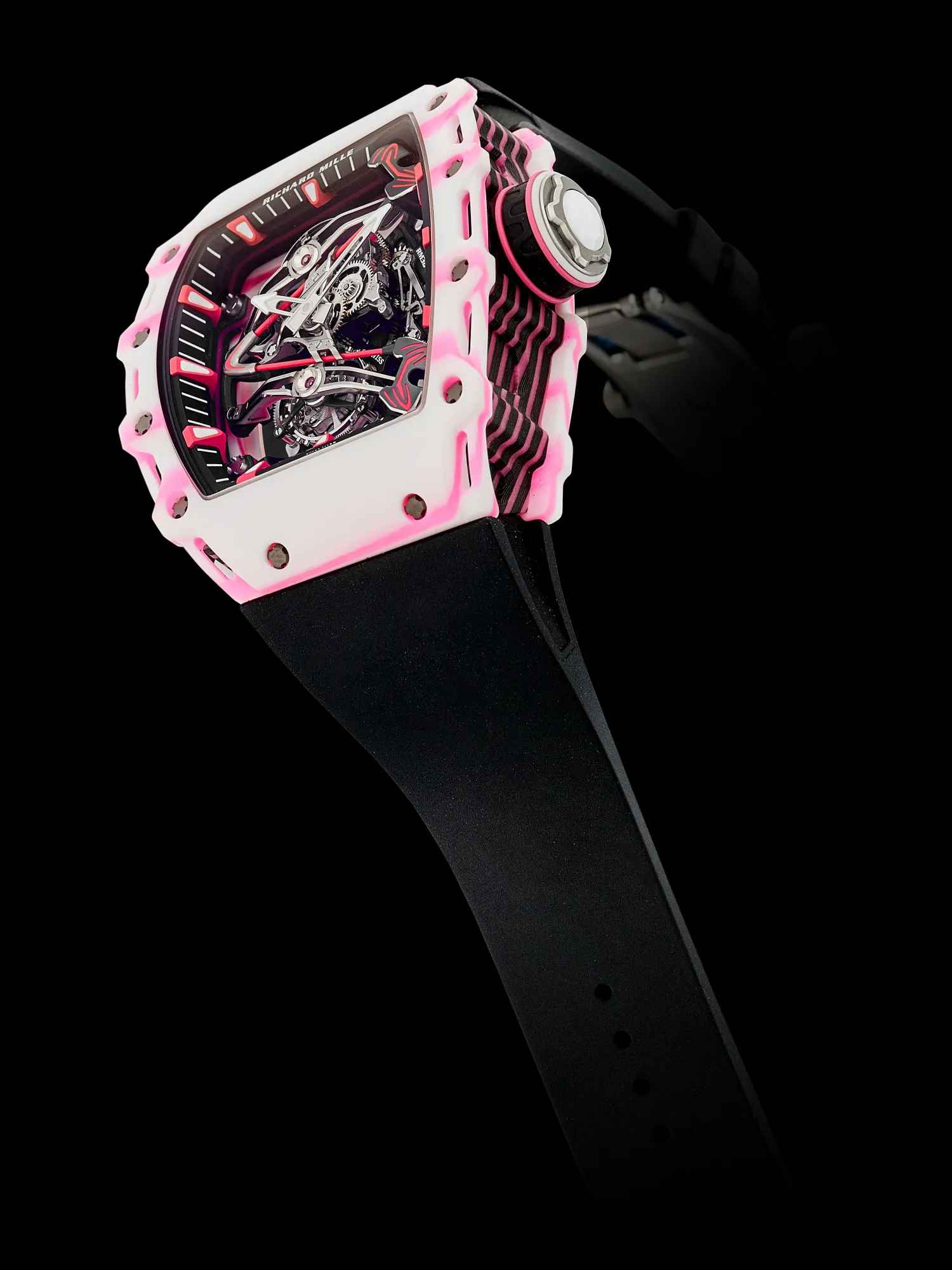 Richard Mille Tourbillon Bubba Watson RM38-02 50mm Carbon fiber Skeletonized 5