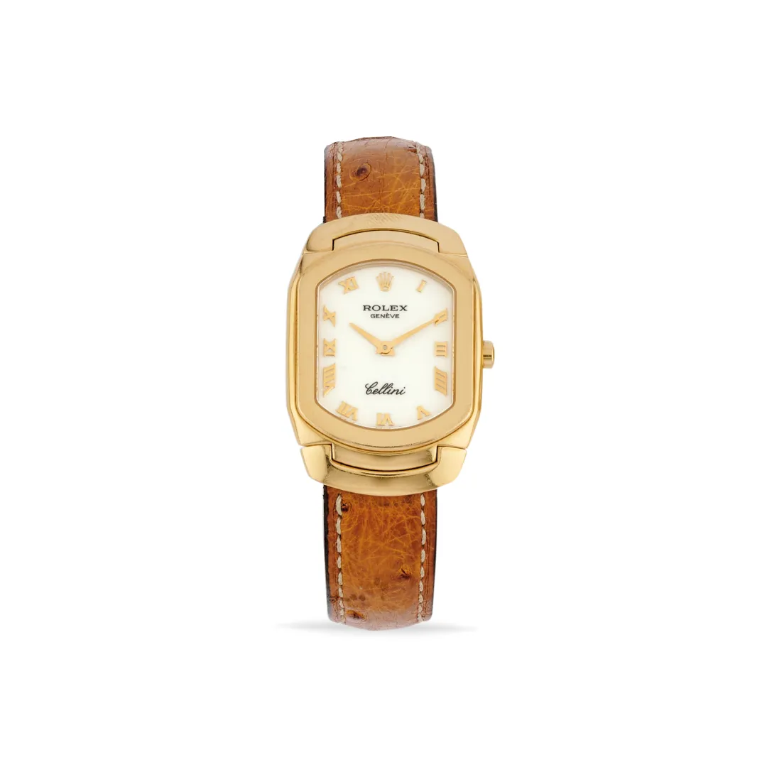 Rolex Cellini 6633 26mm Yellow gold White