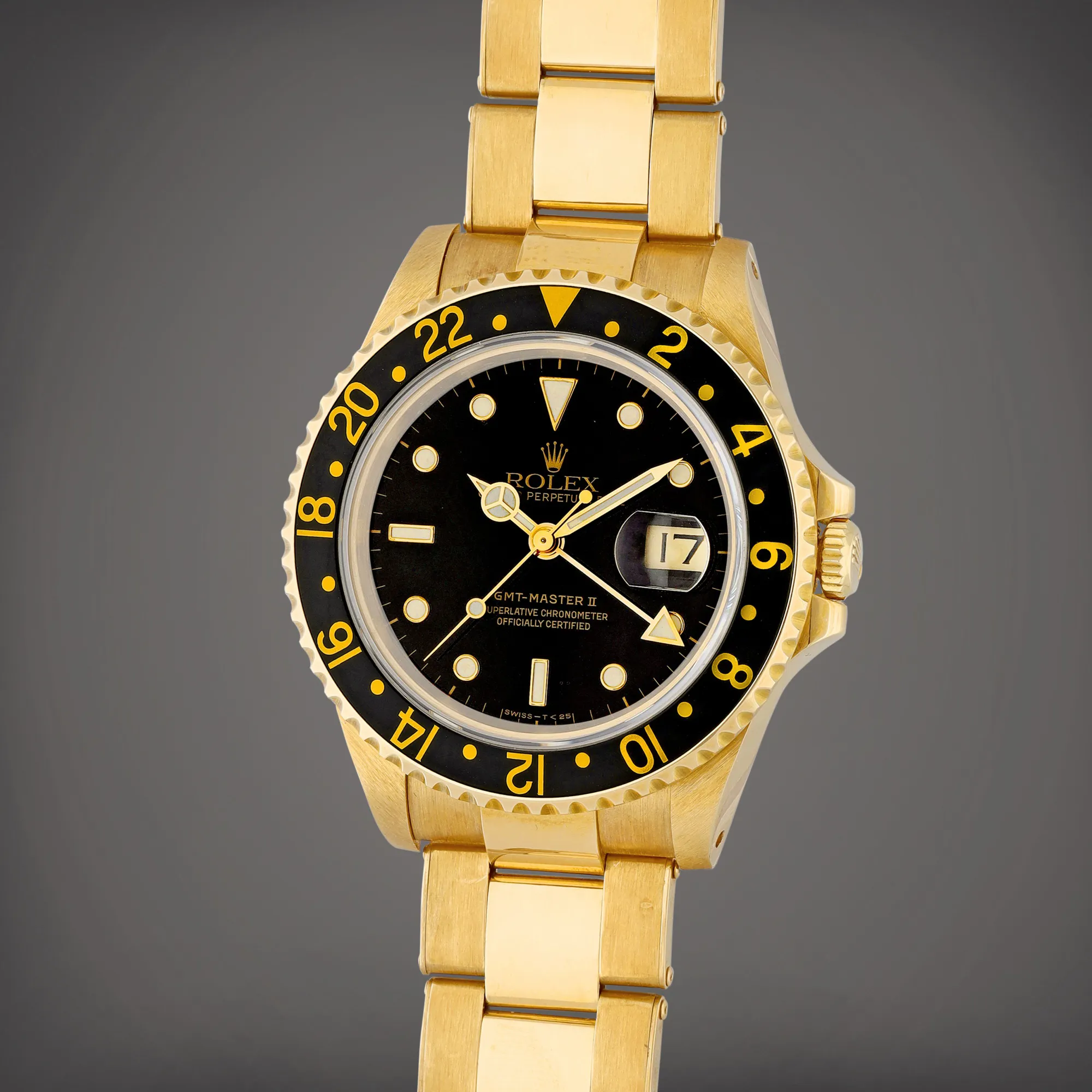 Rolex GMT-Master II 16718 40mm Yellow gold Black 1