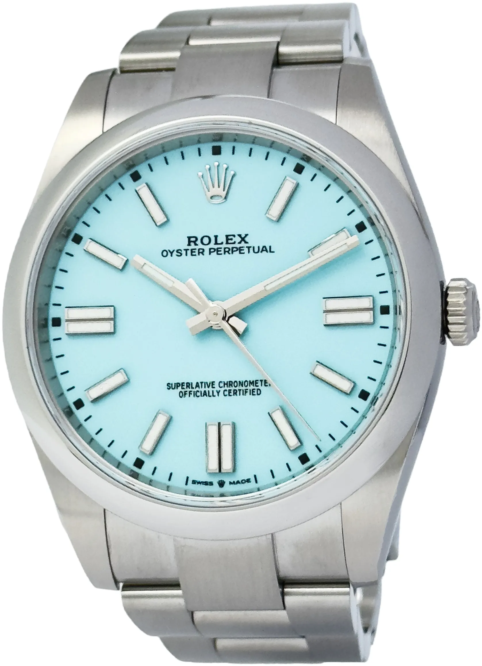 Rolex Oyster Perpetual 41 124300 41mm Stainless steel Tiffany