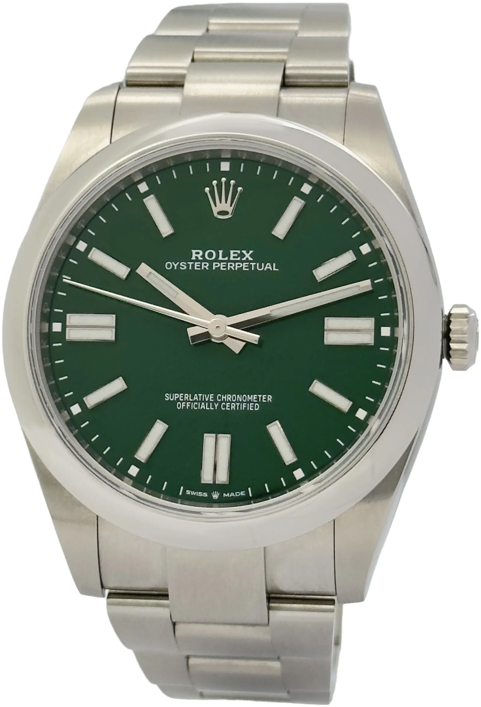 Rolex Oyster Perpetual 41 124300 41mm Stainless steel Green