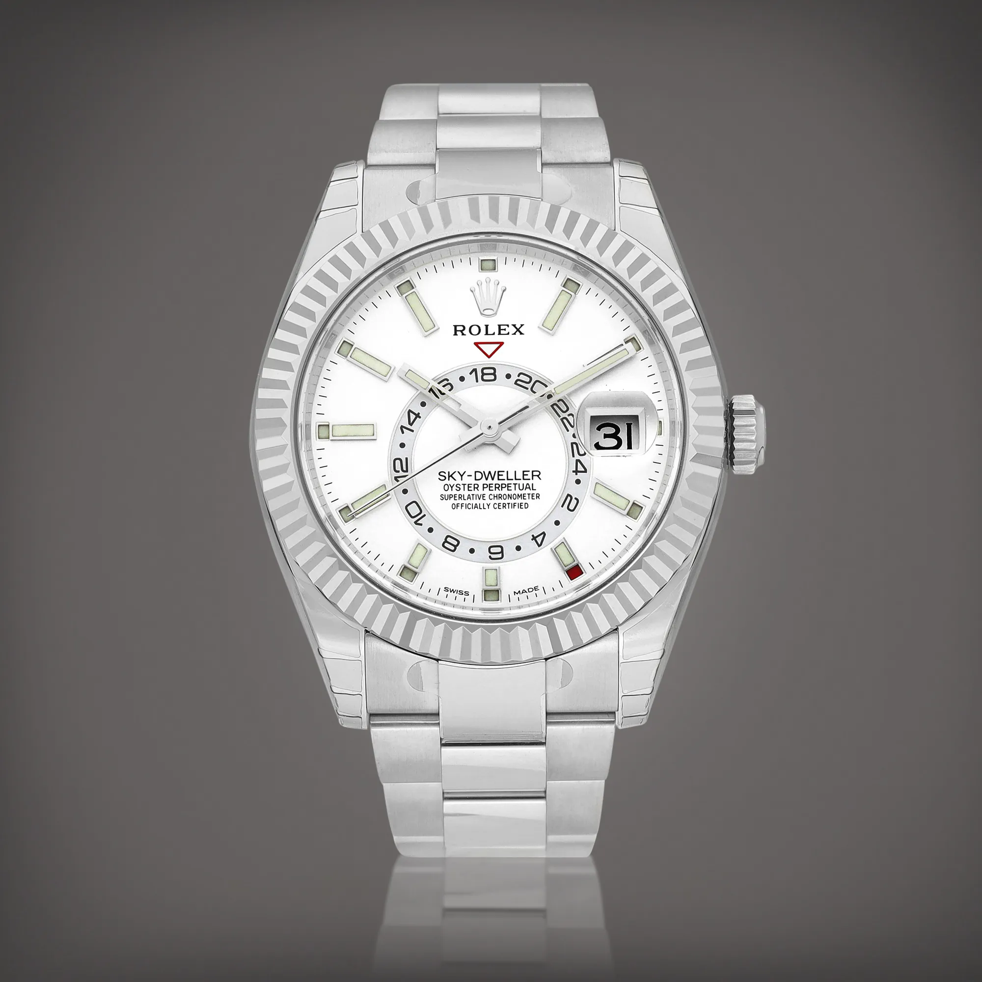 Rolex Sky-Dweller 326934 42mm Stainless steel White