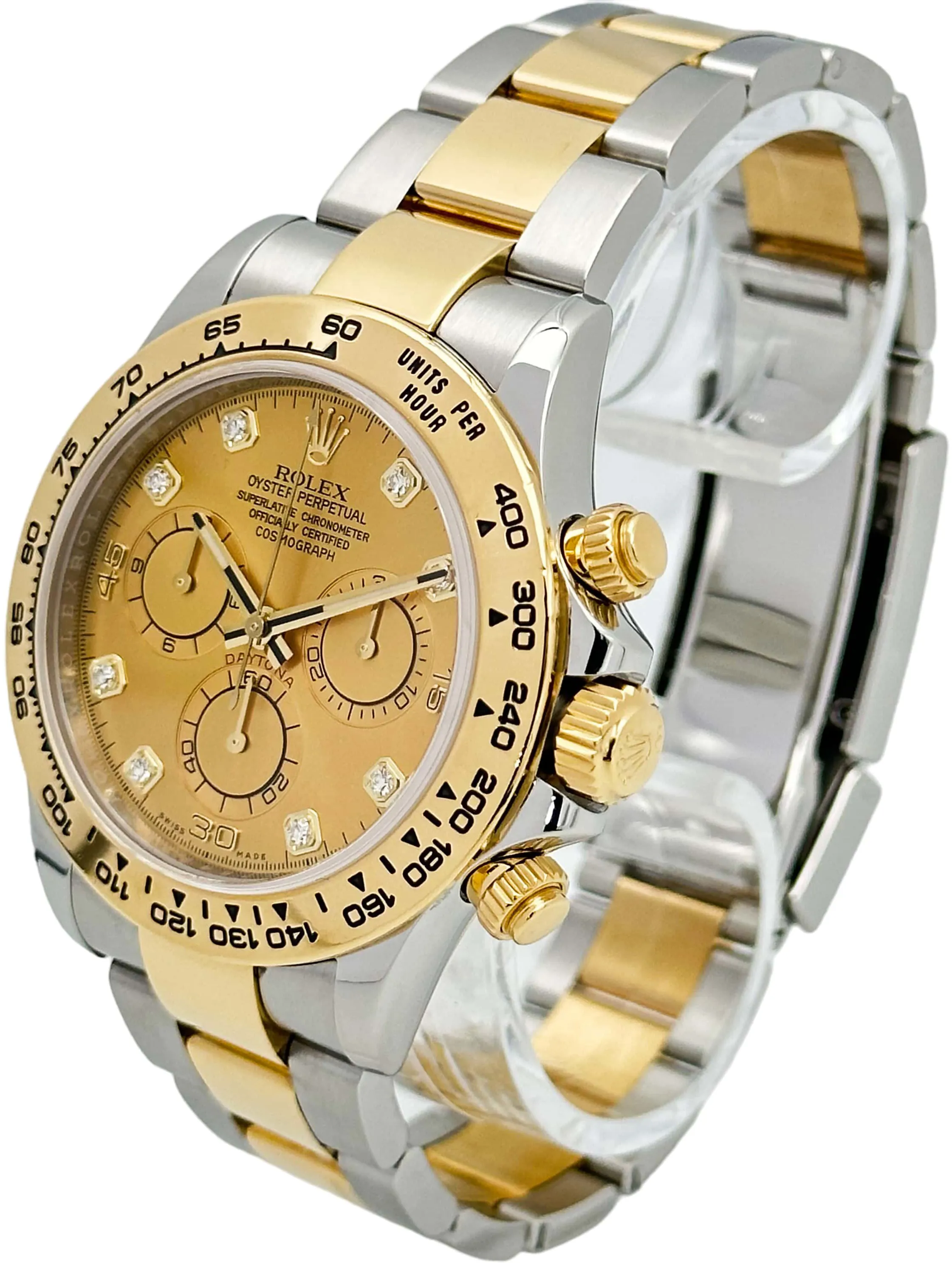 Rolex Daytona 116503 40mm 18k yellow gold and stainless steel Diamonds 4