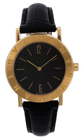 Bulgari Bulgari BB 33 GL 33mm Yellow gold Black